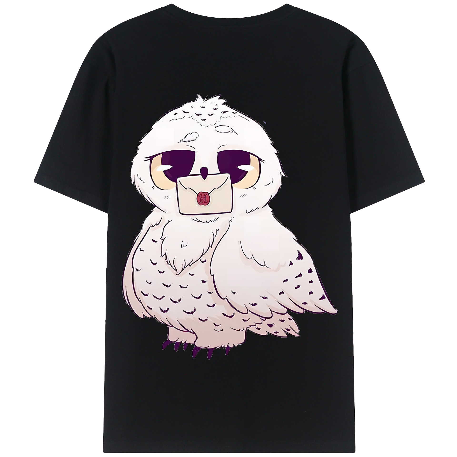 （画像用） Harry Potter ハリー・ポッターシリーズ 綿100％半袖Tシャツ（背面プリント）
