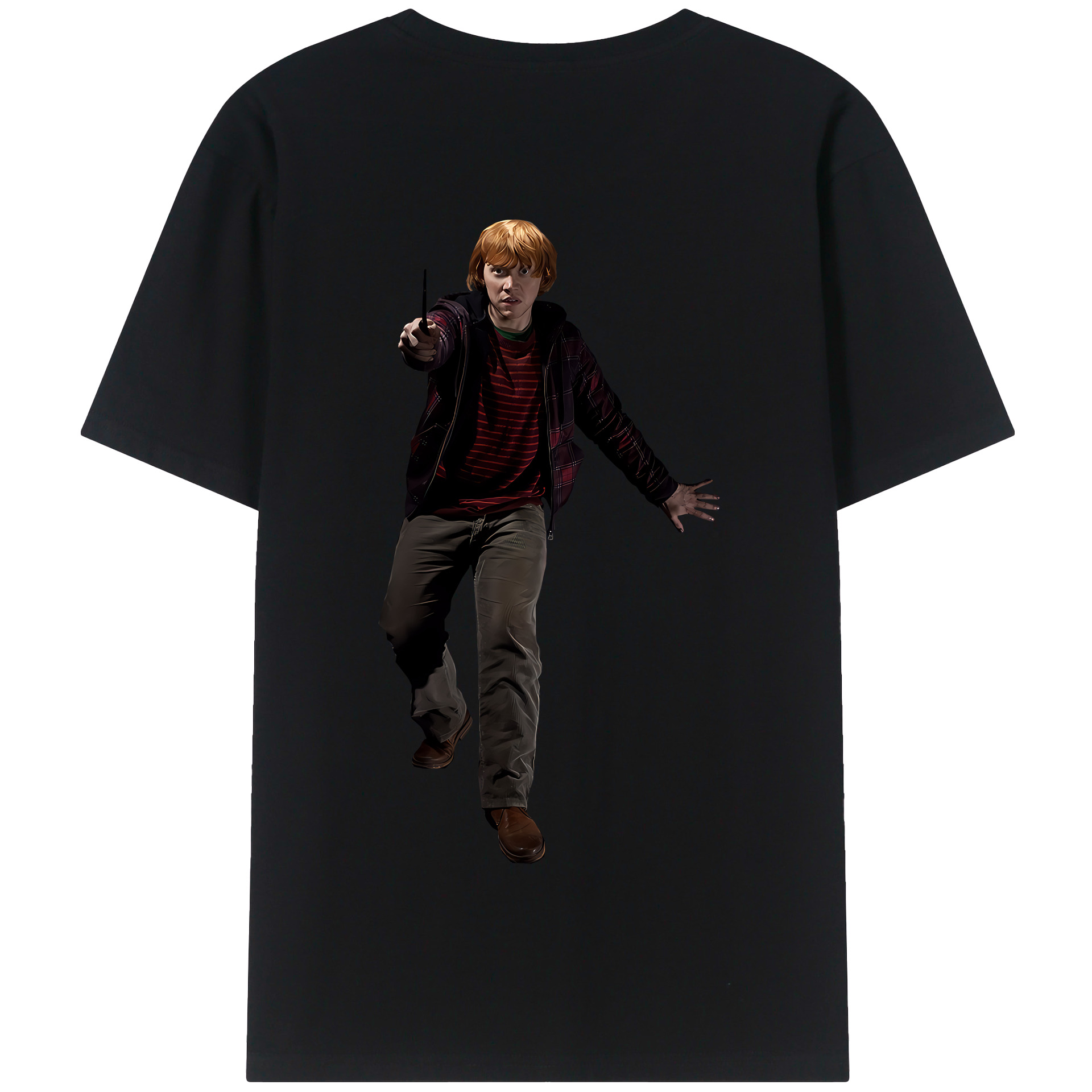 （画像用） Harry Potter ハリー・ポッターシリーズ 綿100％半袖Tシャツ（背面プリント）