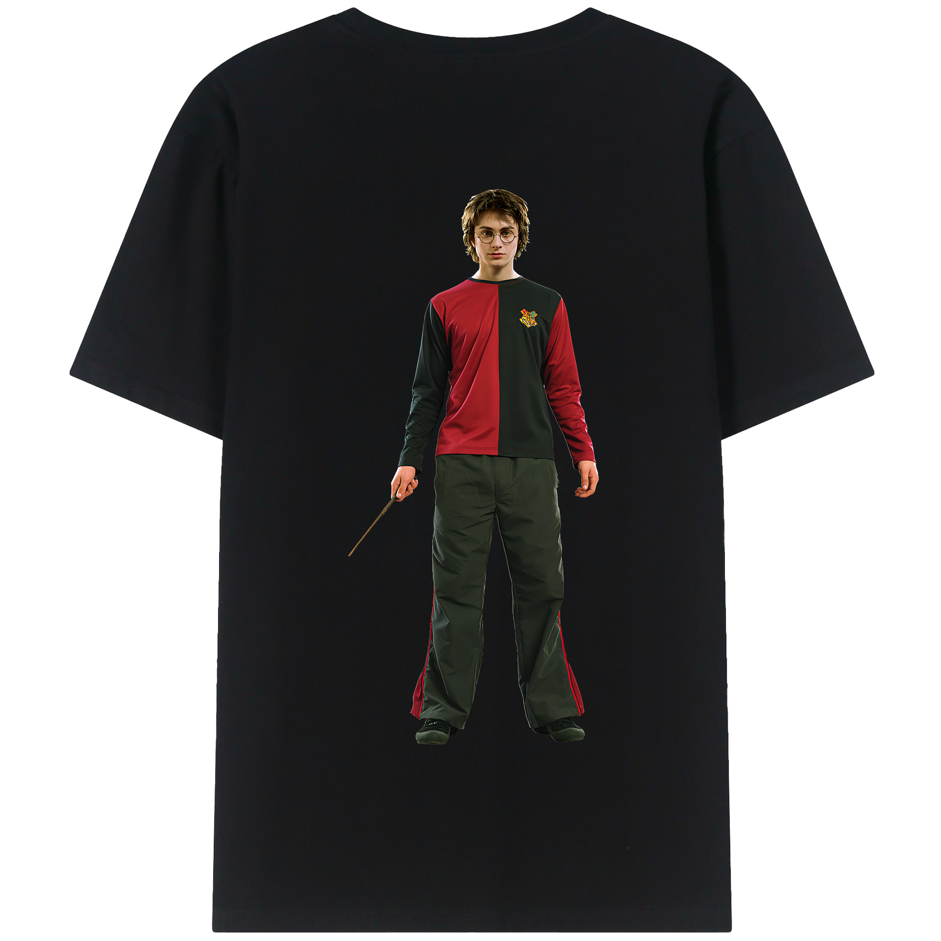（画像用） Harry Potter ハリー・ポッターシリーズ 綿100％半袖Tシャツ（背面プリント）
