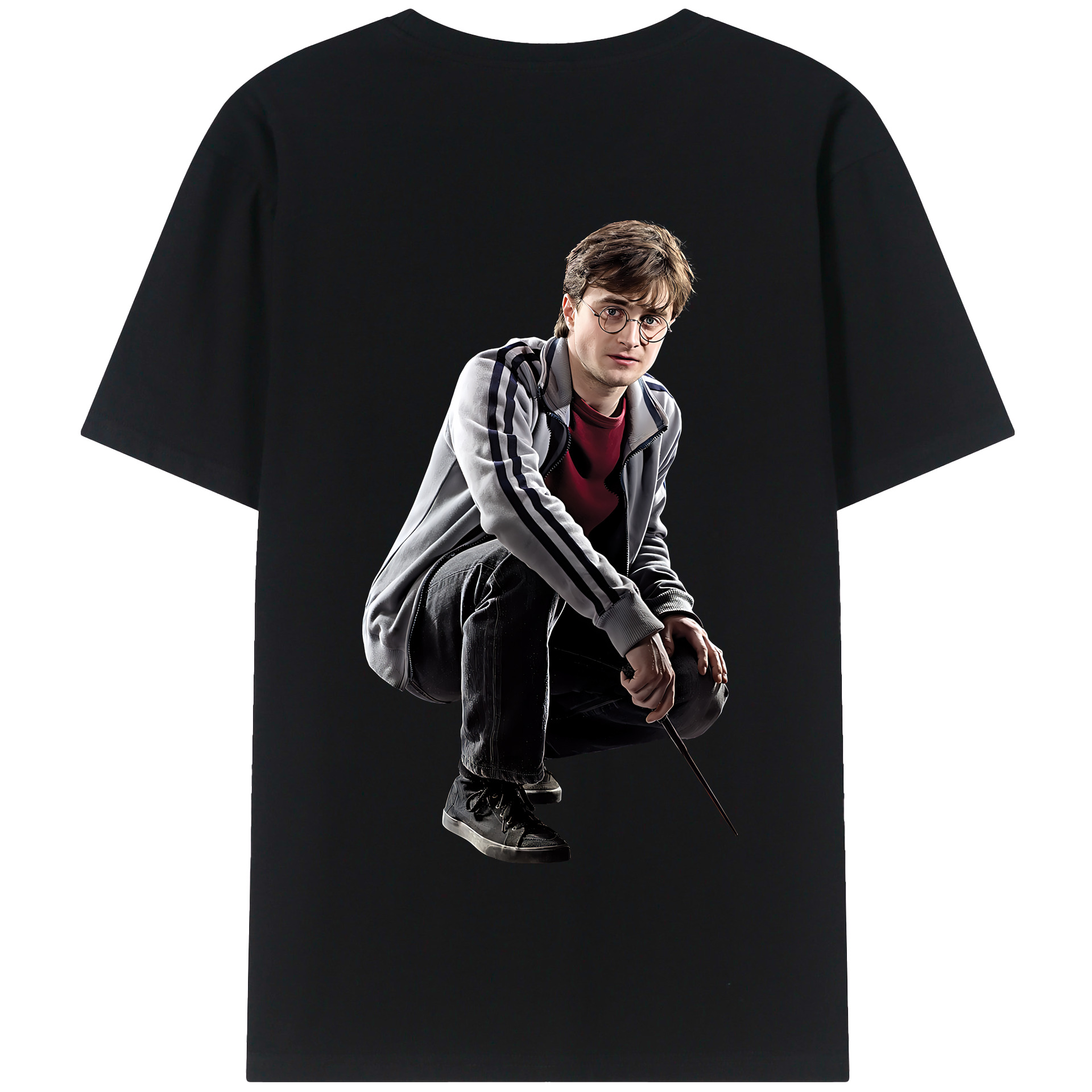 （画像用） Harry Potter ハリー・ポッターシリーズ 綿100％半袖Tシャツ（背面プリント）