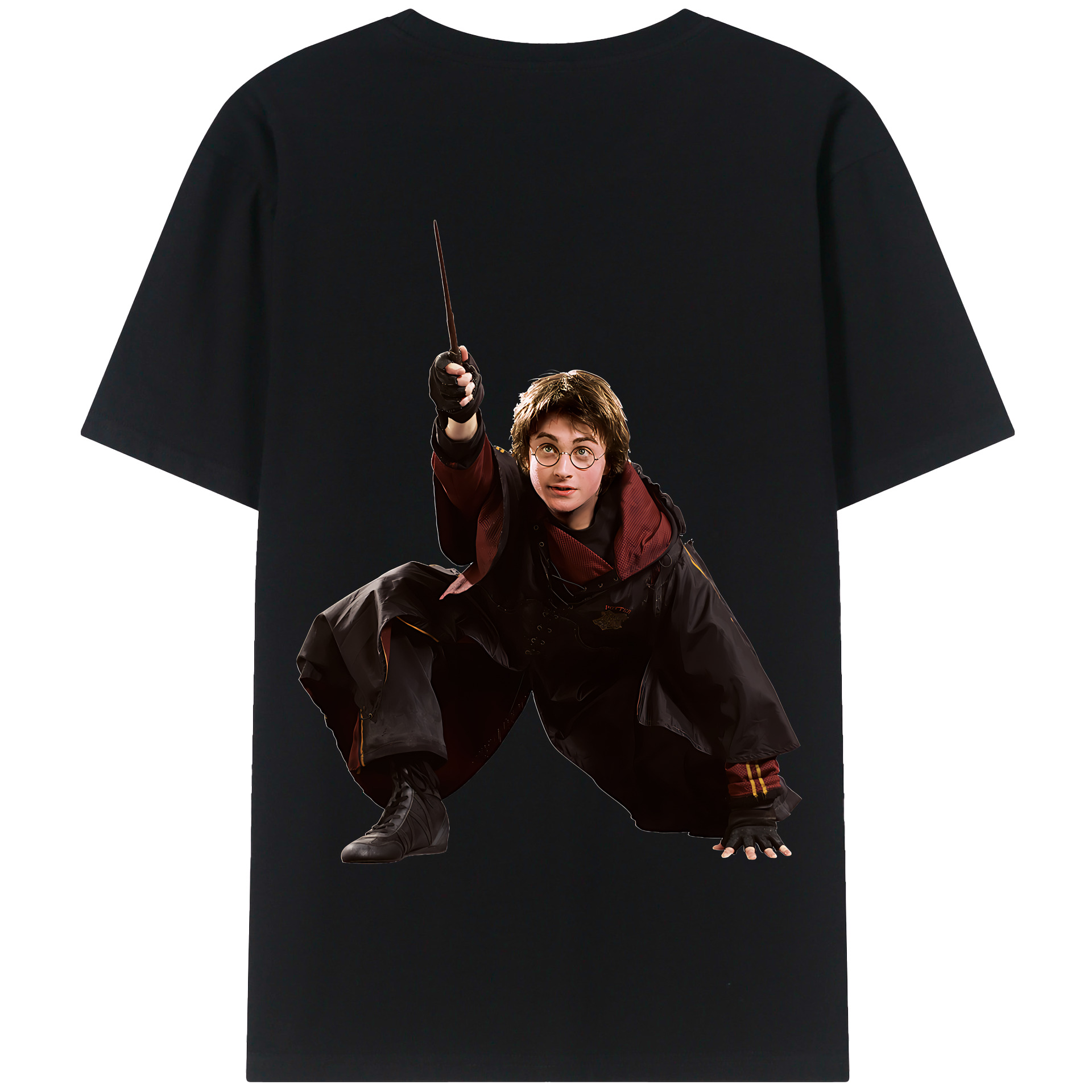 （画像用） Harry Potter ハリー・ポッターシリーズ 綿100％半袖Tシャツ（背面プリント）