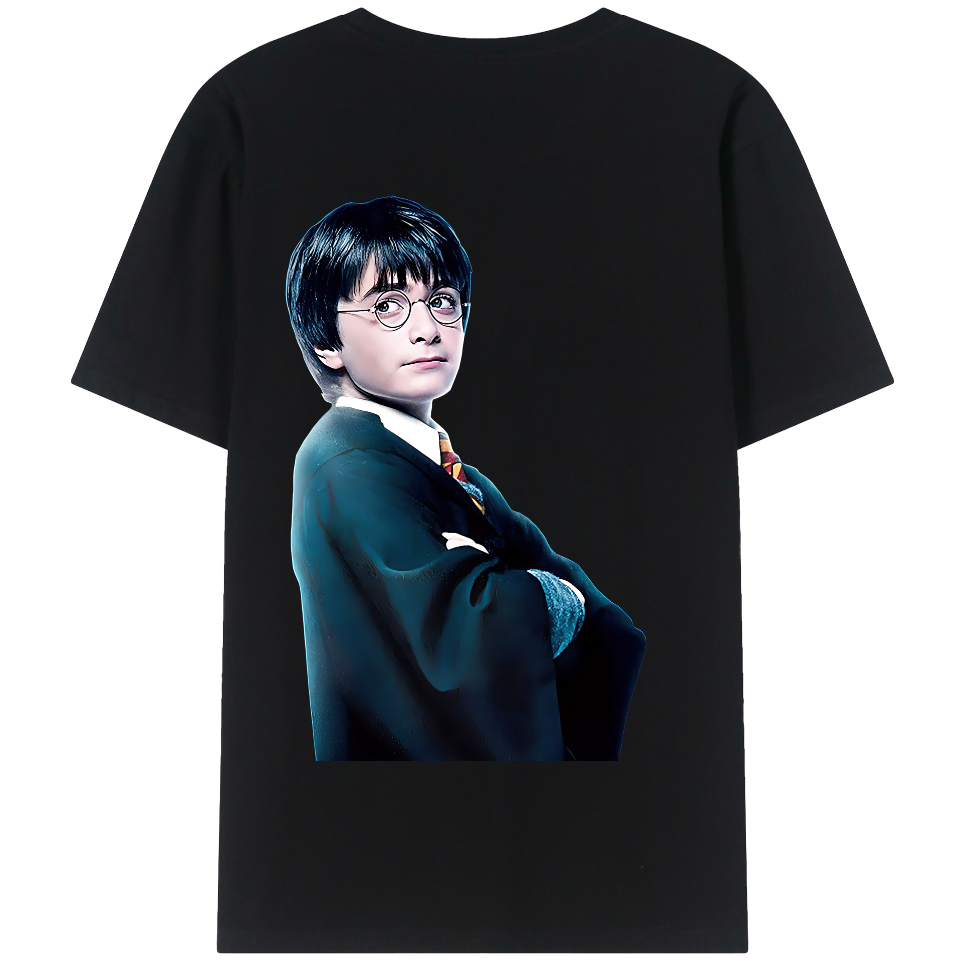 （画像用） Harry Potter ハリー・ポッターシリーズ 綿100％半袖Tシャツ（背面プリント）