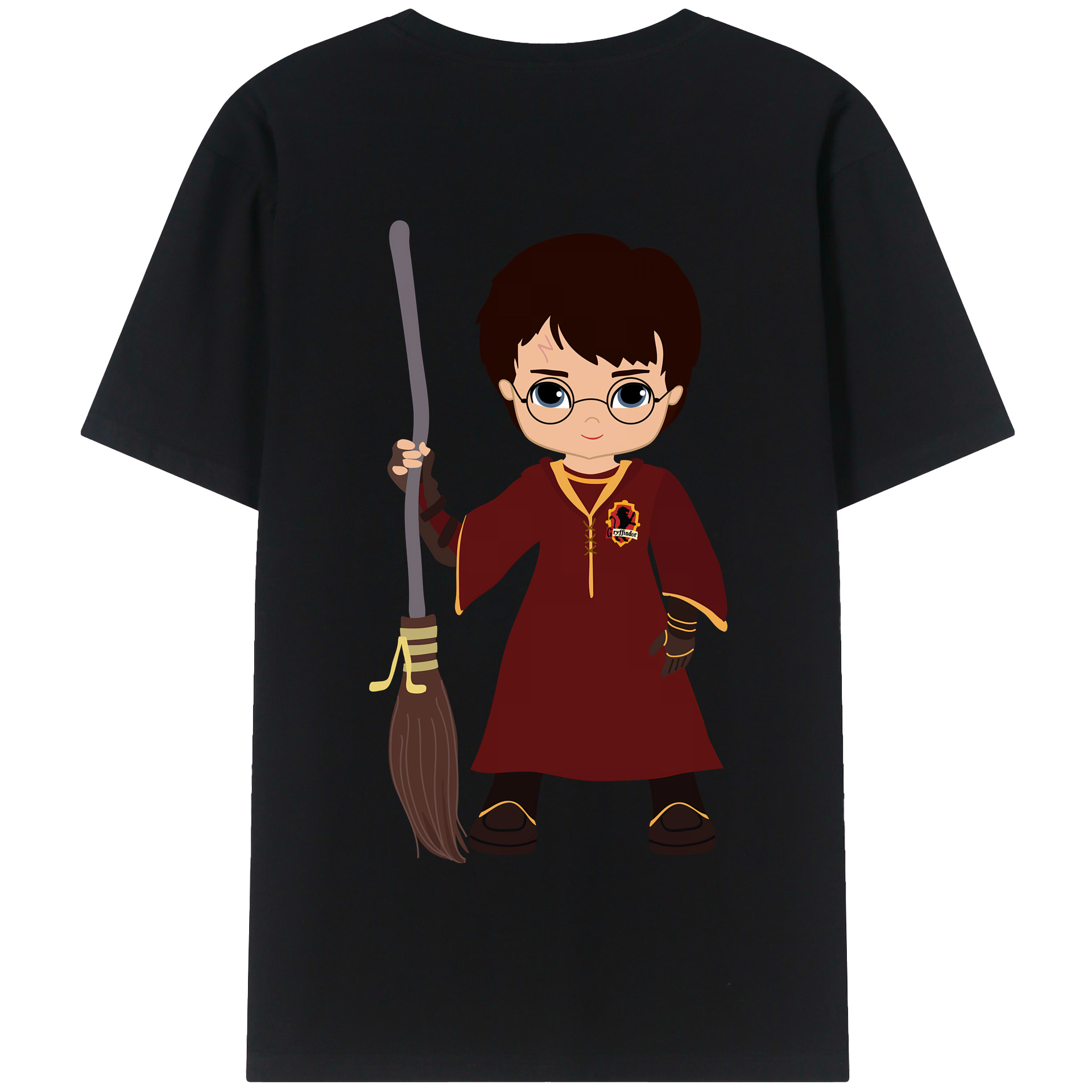 （画像用） Harry Potter ハリー・ポッターシリーズ 綿100％半袖Tシャツ（背面プリント）