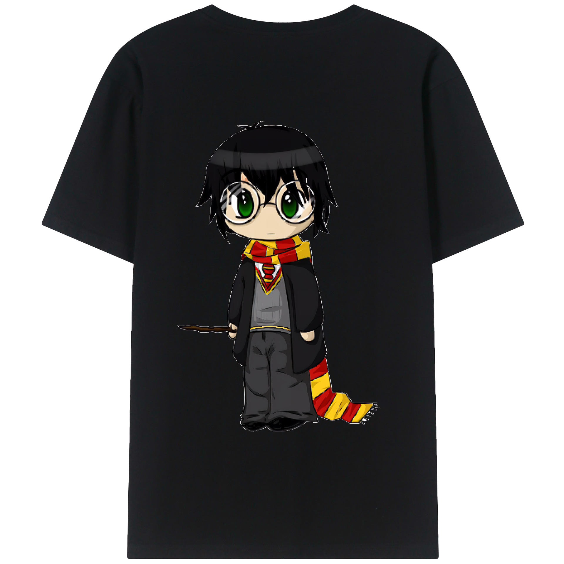 （画像用） Harry Potter ハリー・ポッターシリーズ 綿100％半袖Tシャツ（背面プリント）