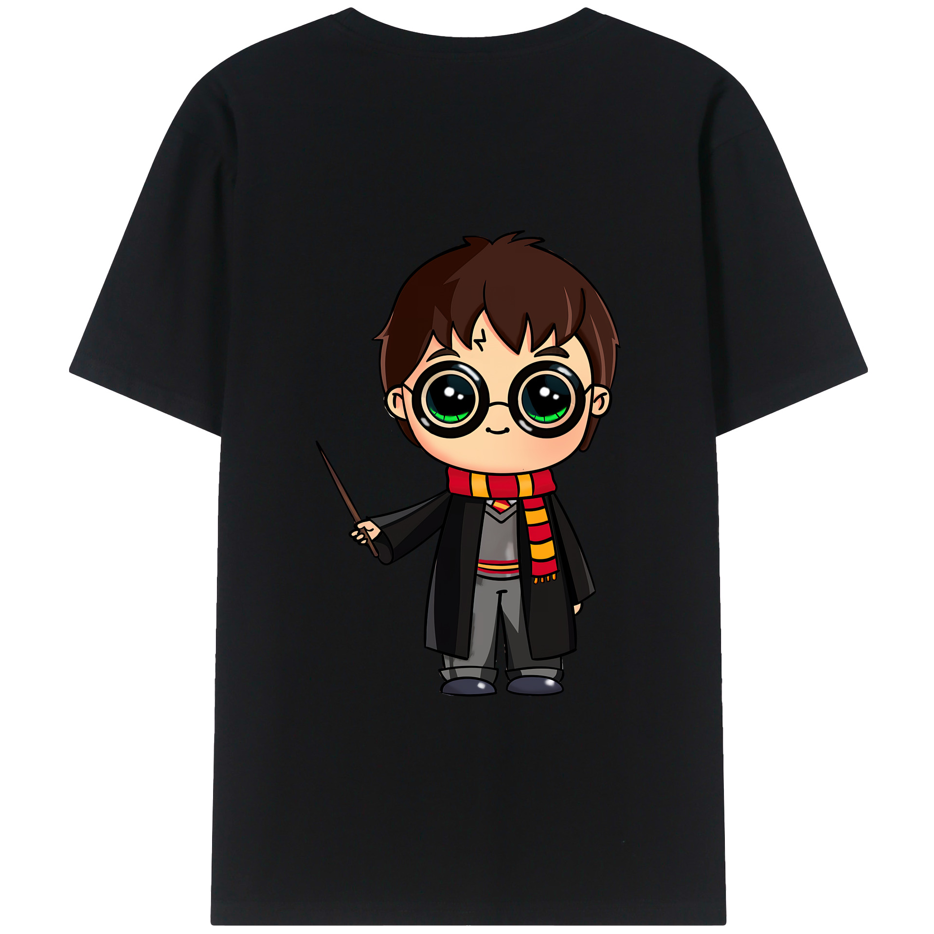 （画像用） Harry Potter ハリー・ポッターシリーズ 綿100％半袖Tシャツ（背面プリント）