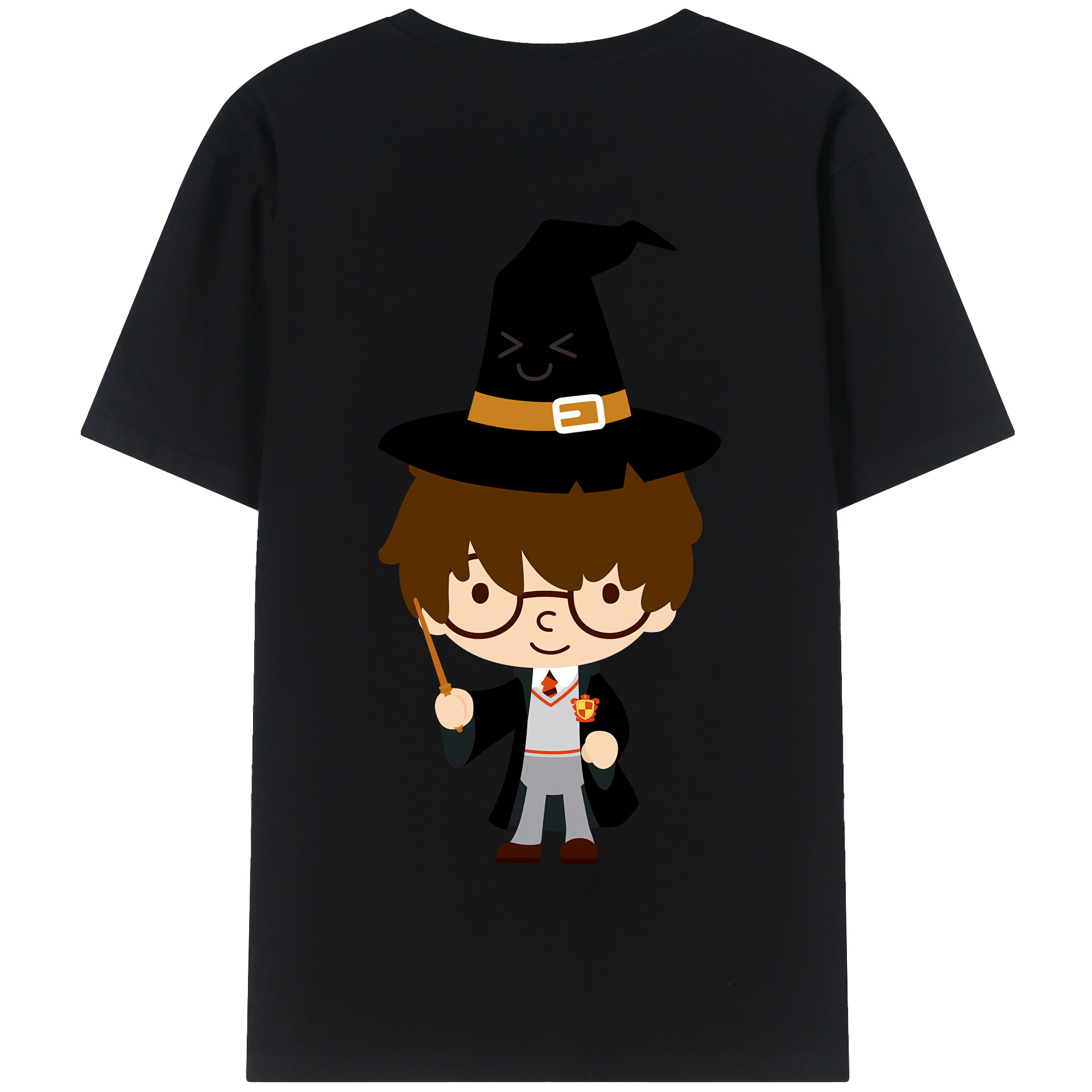 （画像用） Harry Potter ハリー・ポッターシリーズ 綿100％半袖Tシャツ（背面プリント）