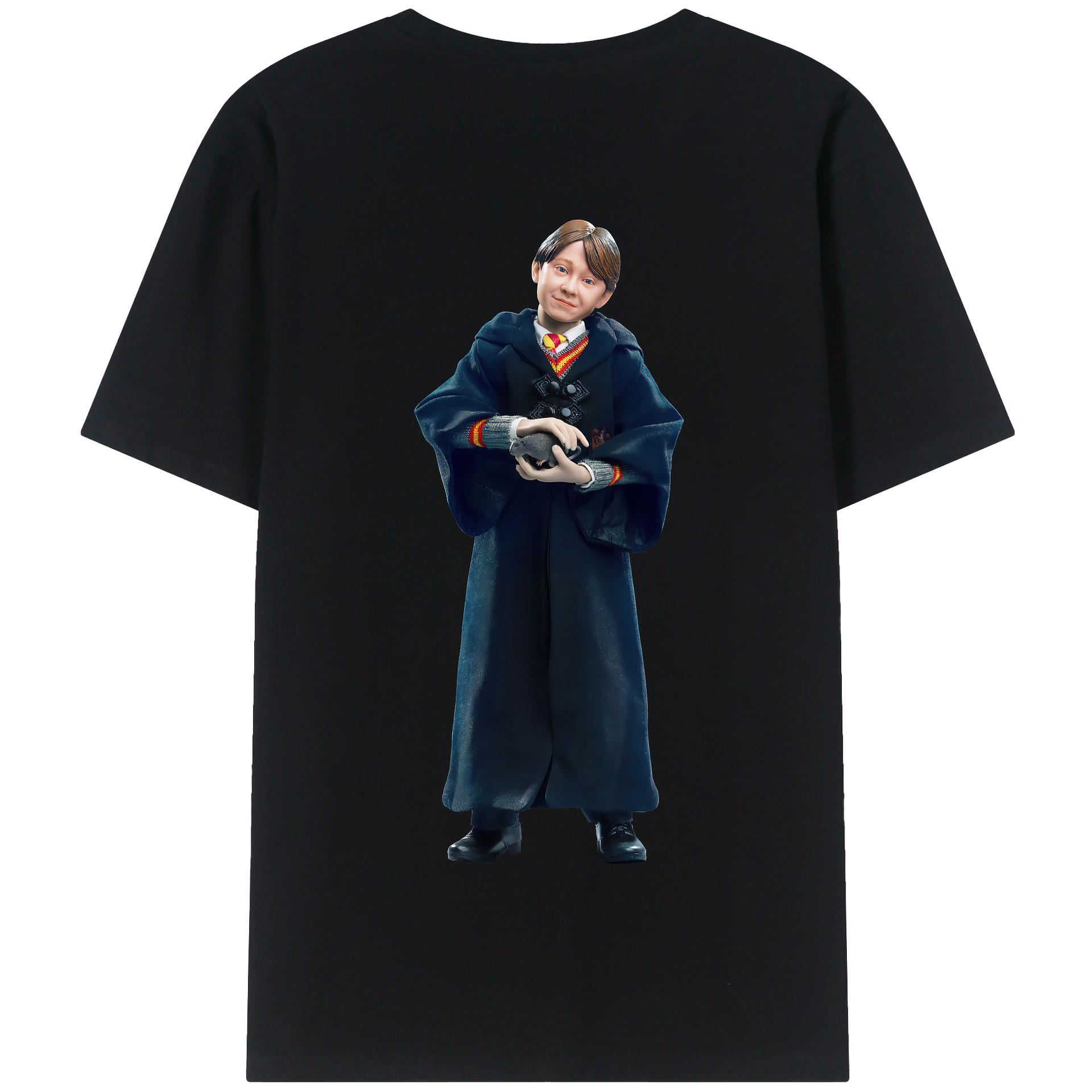 （画像用） Harry Potter ハリー・ポッターシリーズ 綿100％半袖Tシャツ（背面プリント）