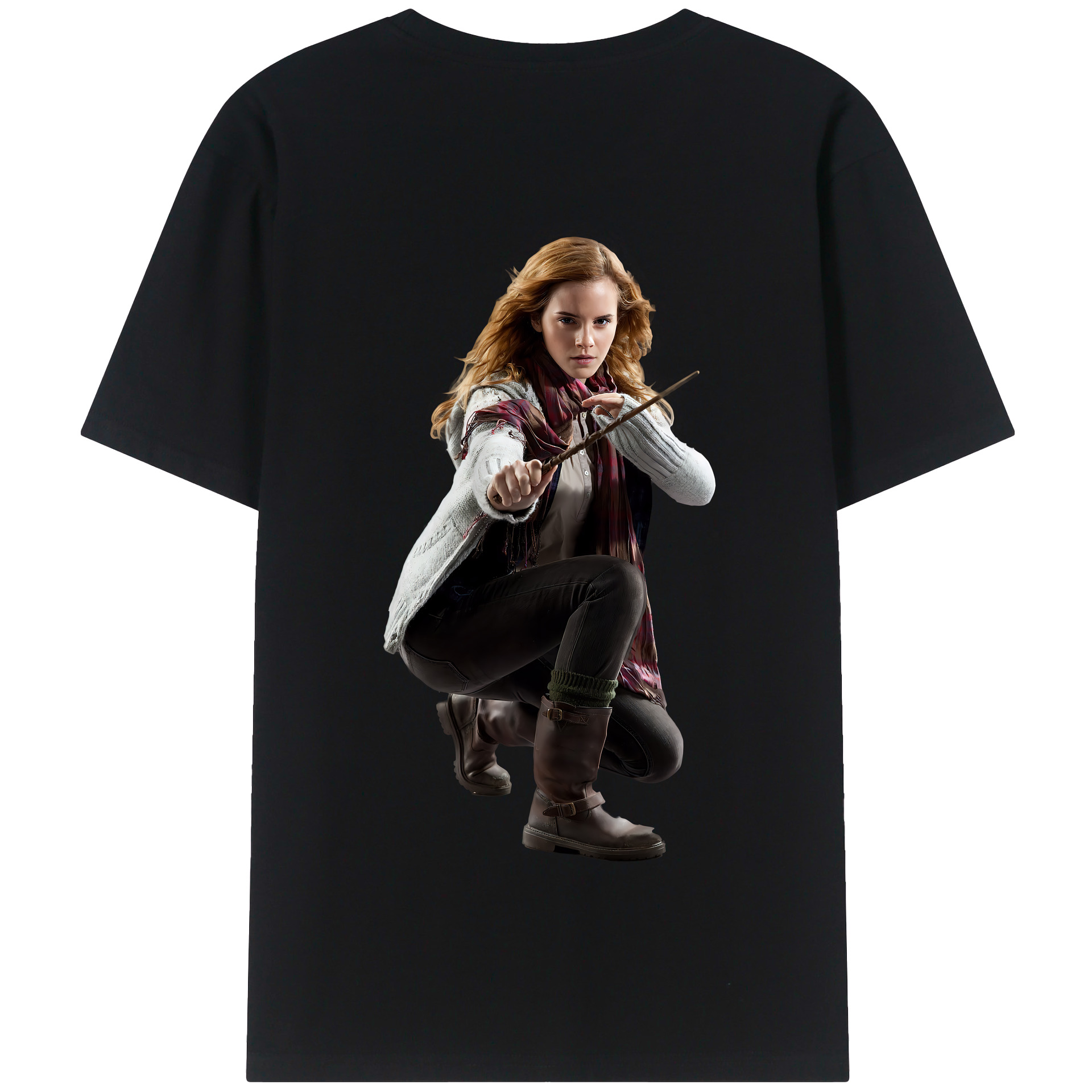 （画像用） Harry Potter ハリー・ポッターシリーズ 綿100％半袖Tシャツ（背面プリント）