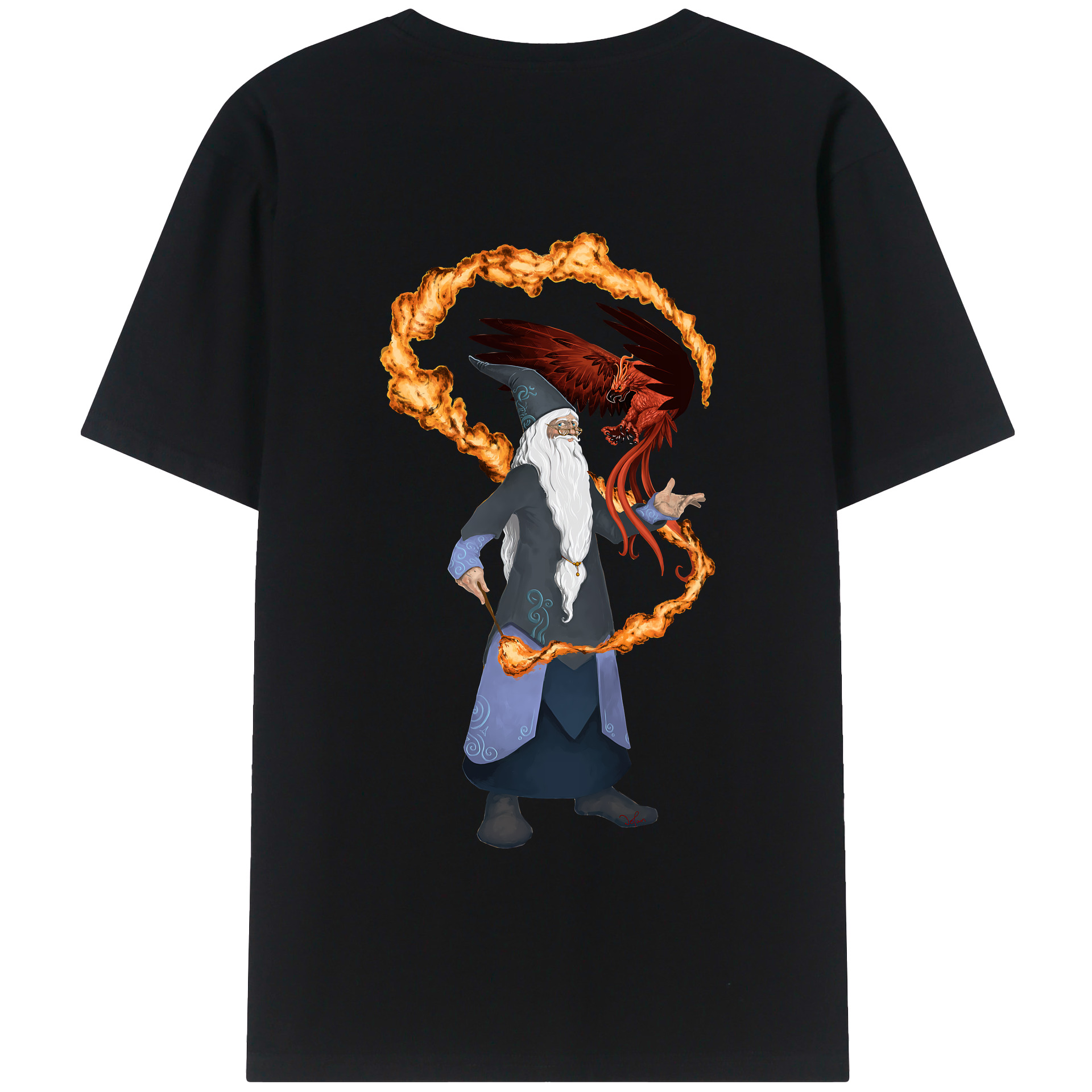 （画像用） Harry Potter ハリー・ポッターシリーズ 綿100％半袖Tシャツ（背面プリント）