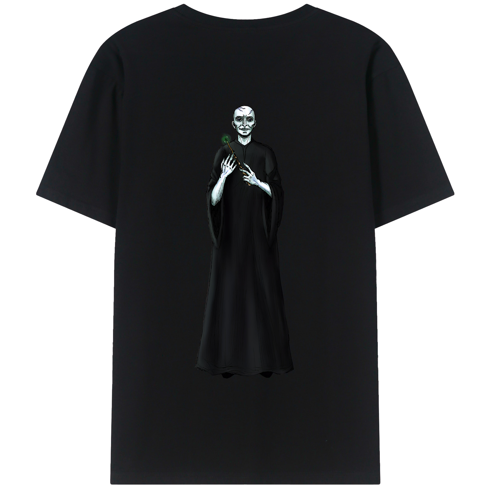 （画像用） Harry Potter ハリー・ポッターシリーズ 綿100％半袖Tシャツ（背面プリント）