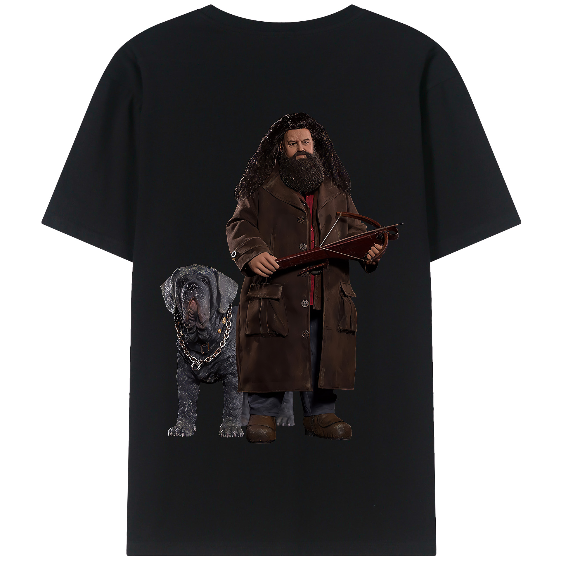 （画像用） Harry Potter ハリー・ポッターシリーズ 綿100％半袖Tシャツ（背面プリント）