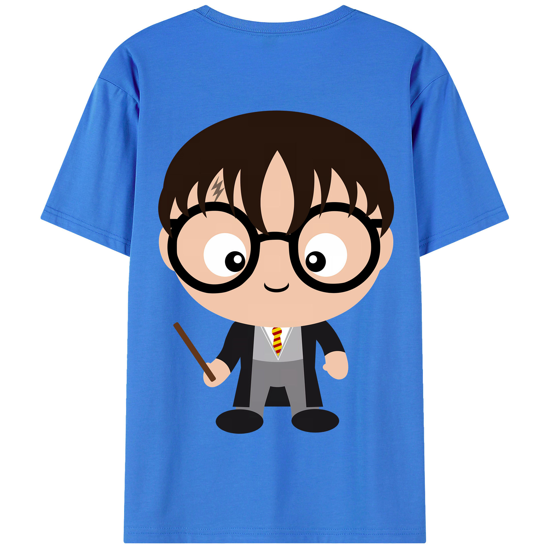 （画像用） Harry Potter ハリー・ポッターシリーズ 綿100％半袖Tシャツ（背面プリント）