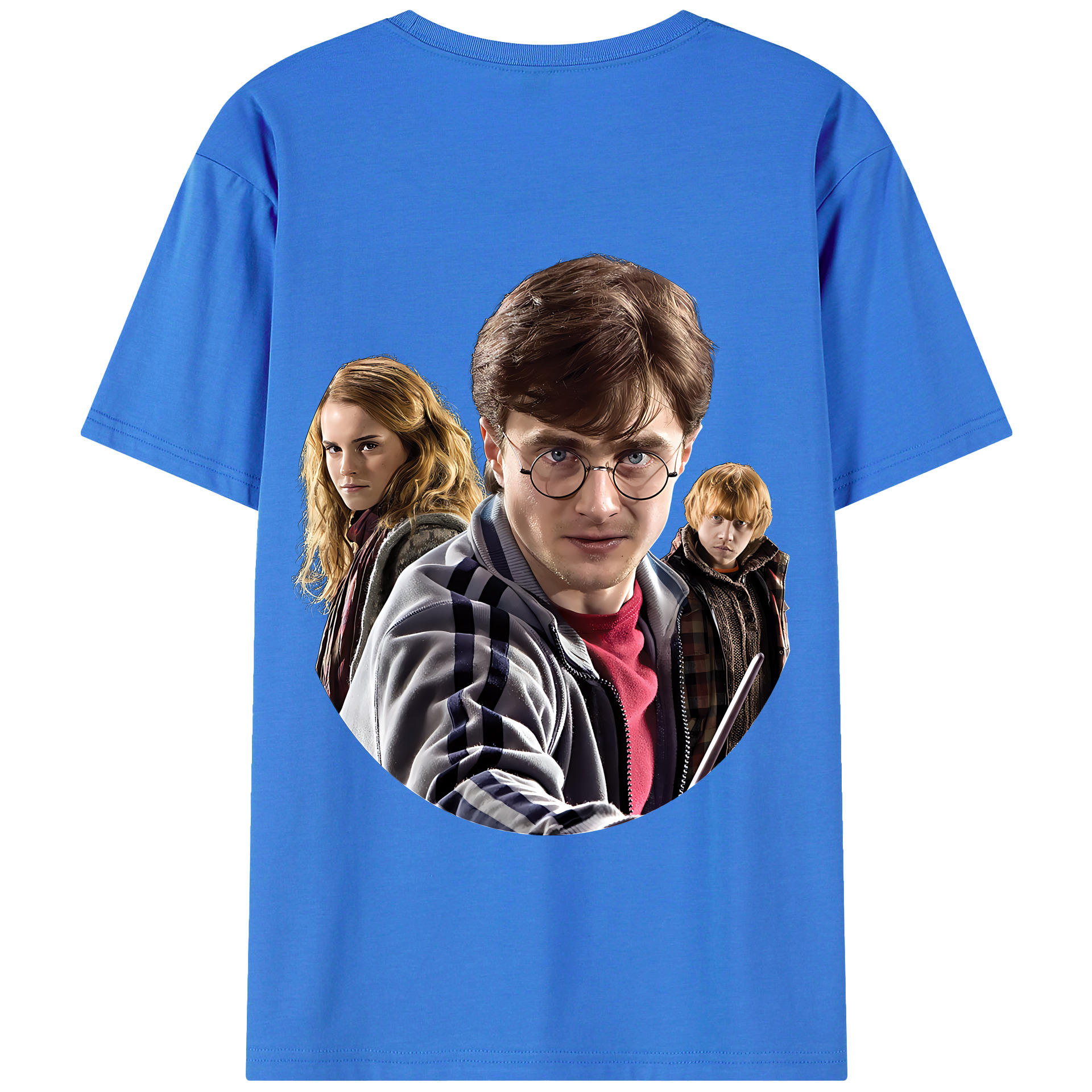 （画像用） Harry Potter ハリー・ポッターシリーズ 綿100％半袖Tシャツ（背面プリント）