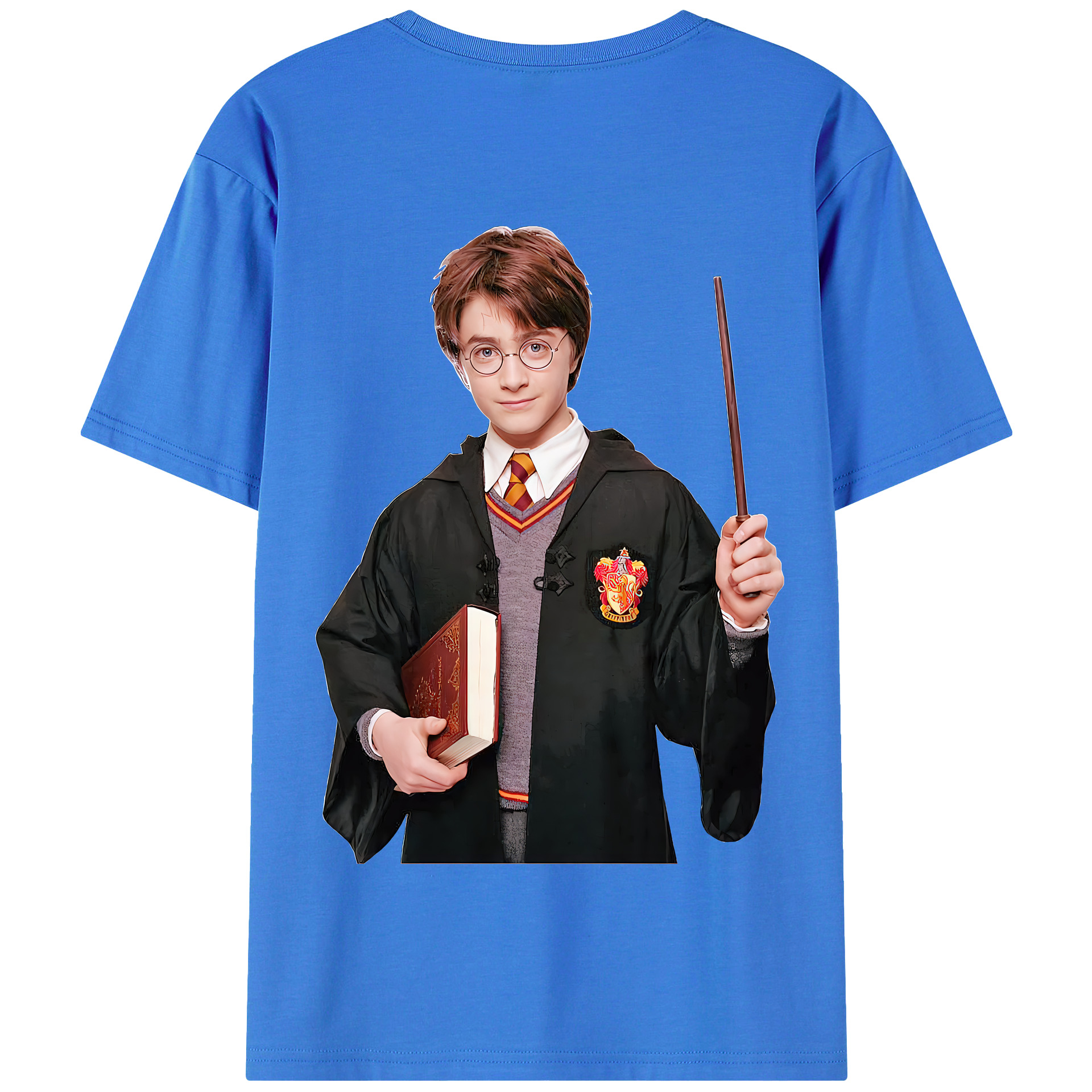 （画像用） Harry Potter ハリー・ポッターシリーズ 綿100％半袖Tシャツ（背面プリント）