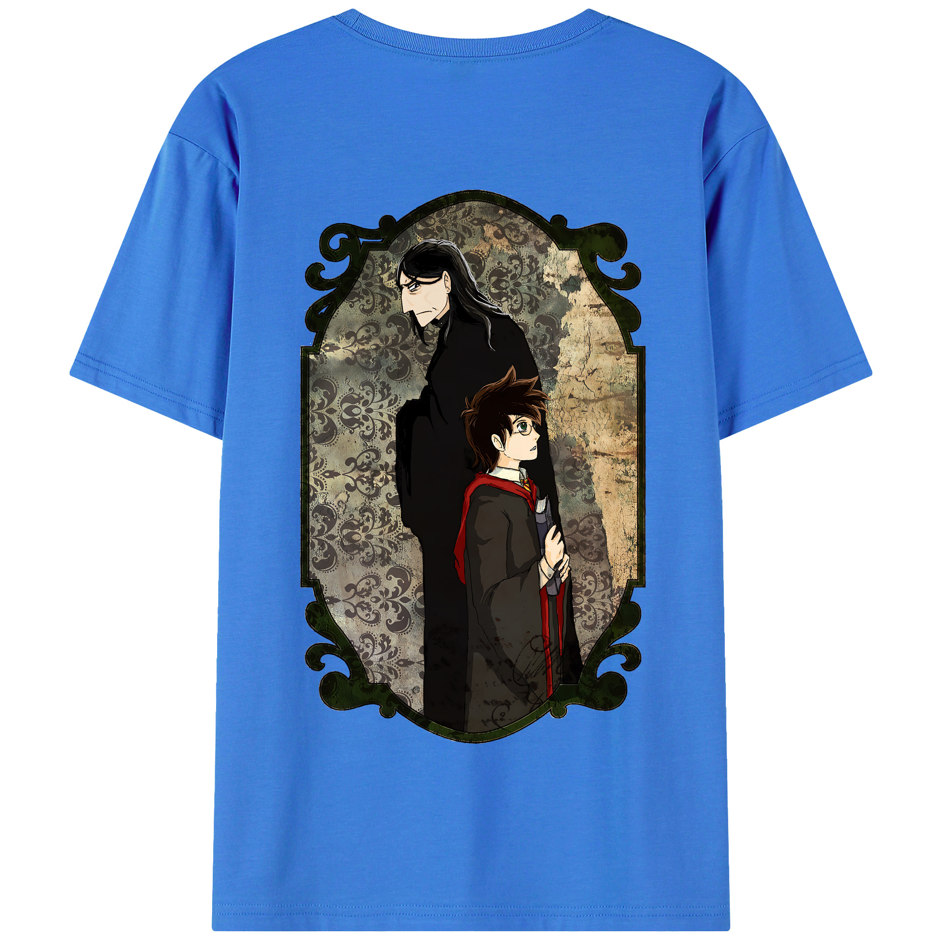 （画像用） Harry Potter ハリー・ポッターシリーズ 綿100％半袖Tシャツ（背面プリント）
