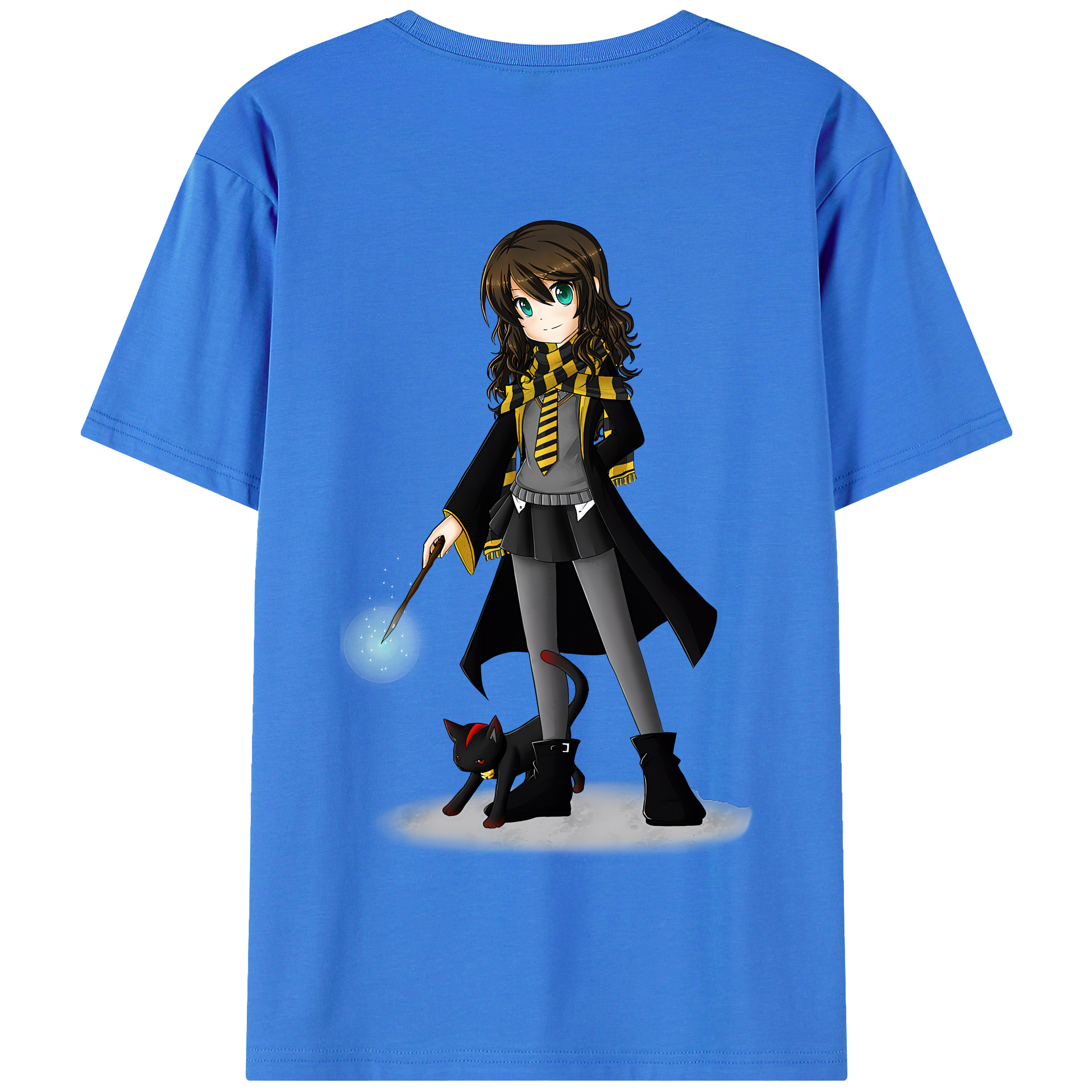 （画像用） Harry Potter ハリー・ポッターシリーズ 綿100％半袖Tシャツ（背面プリント）