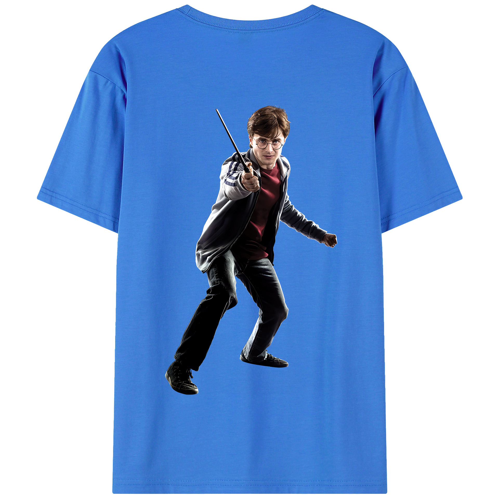 （画像用） Harry Potter ハリー・ポッターシリーズ 綿100％半袖Tシャツ（背面プリント）