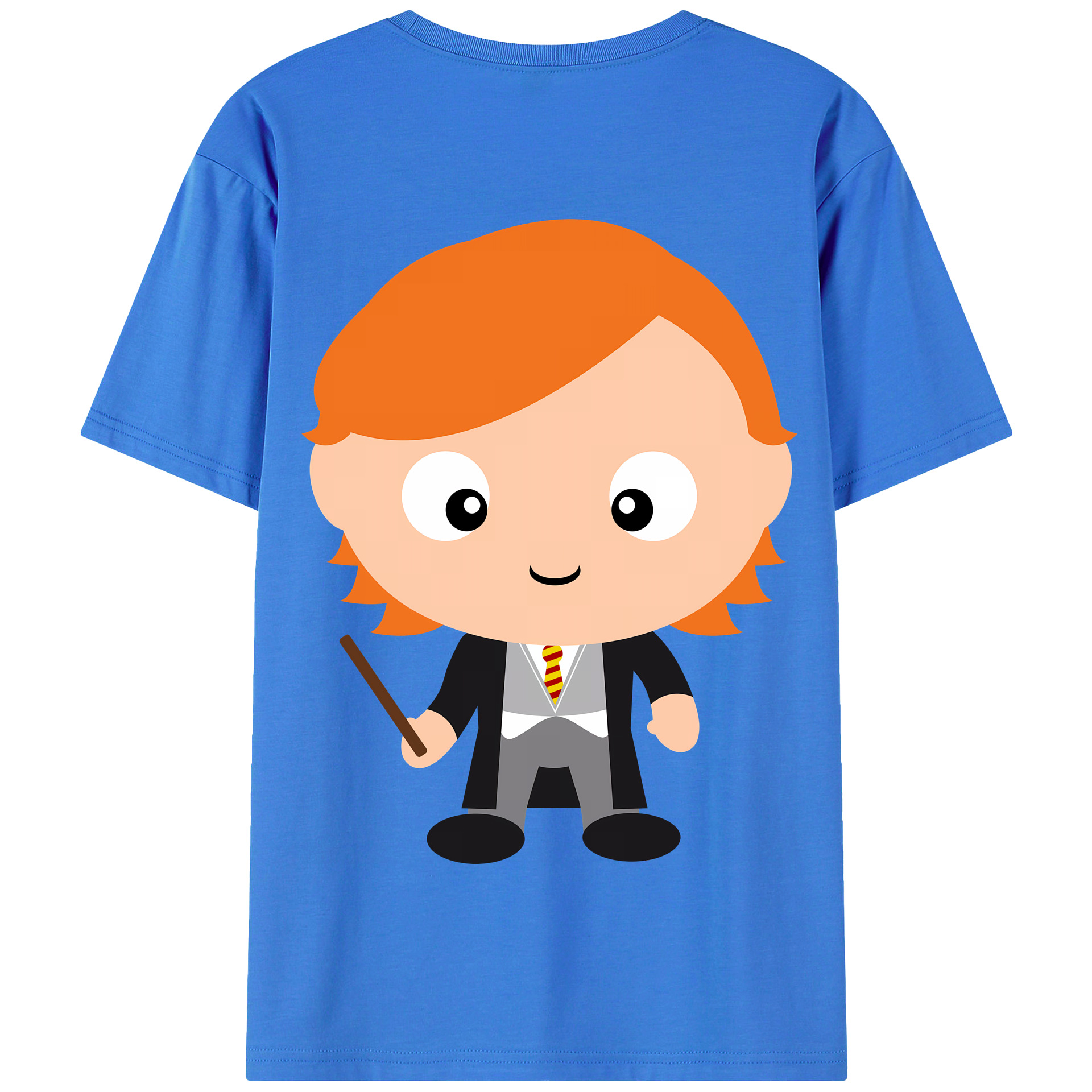 （画像用） Harry Potter ハリー・ポッターシリーズ 綿100％半袖Tシャツ（背面プリント）
