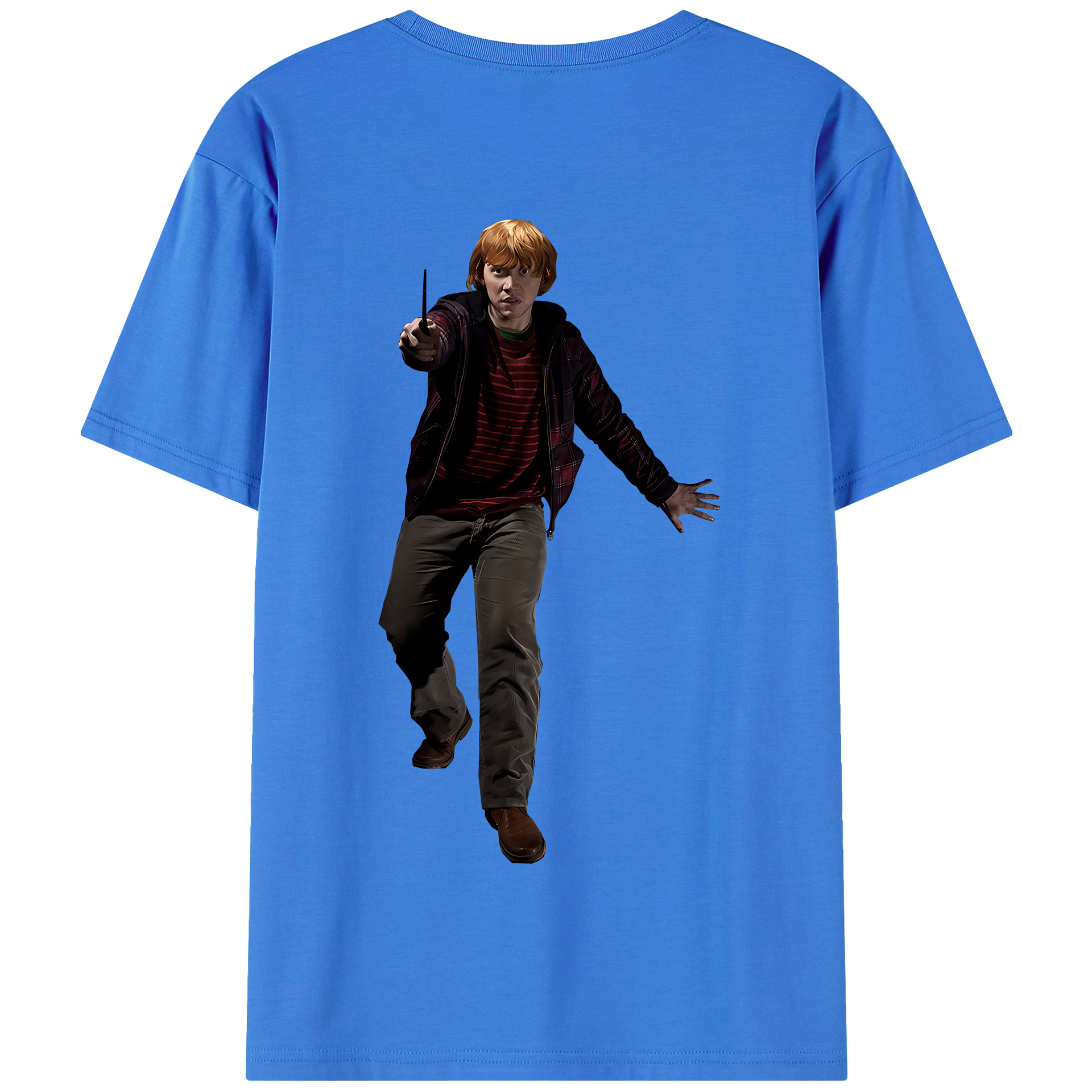 （画像用） Harry Potter ハリー・ポッターシリーズ 綿100％半袖Tシャツ（背面プリント）