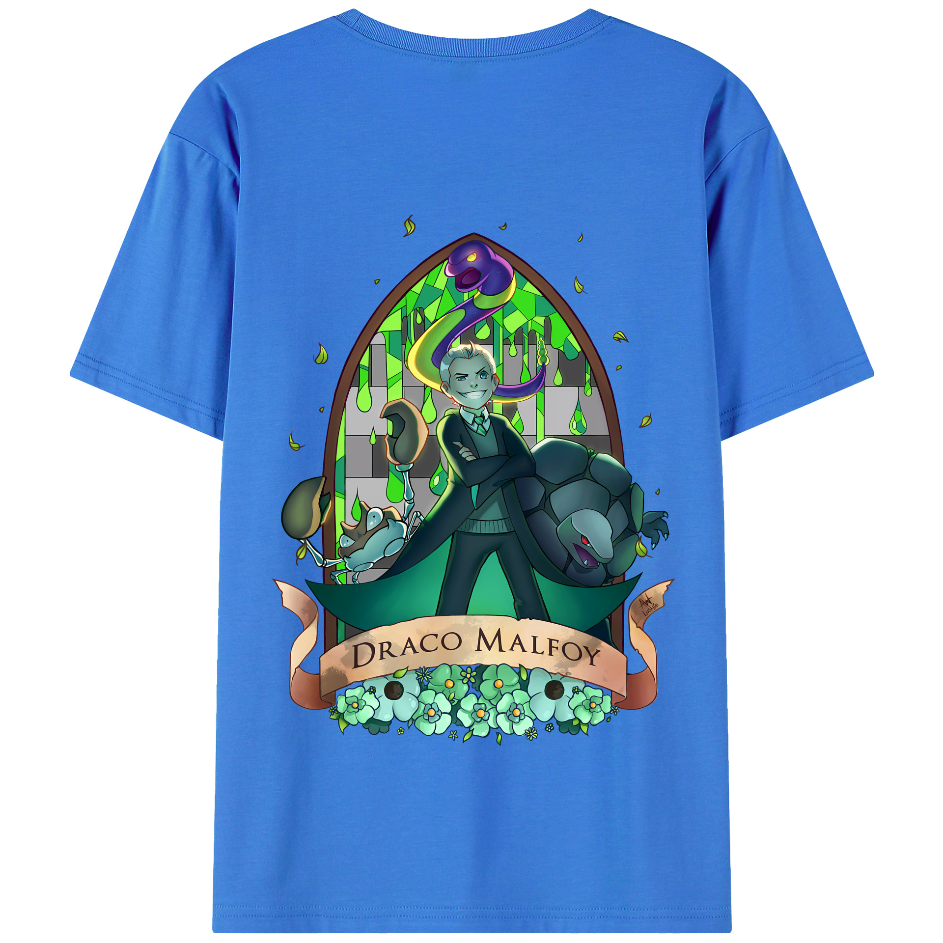 （画像用） Harry Potter ハリー・ポッターシリーズ 綿100％半袖Tシャツ（背面プリント）