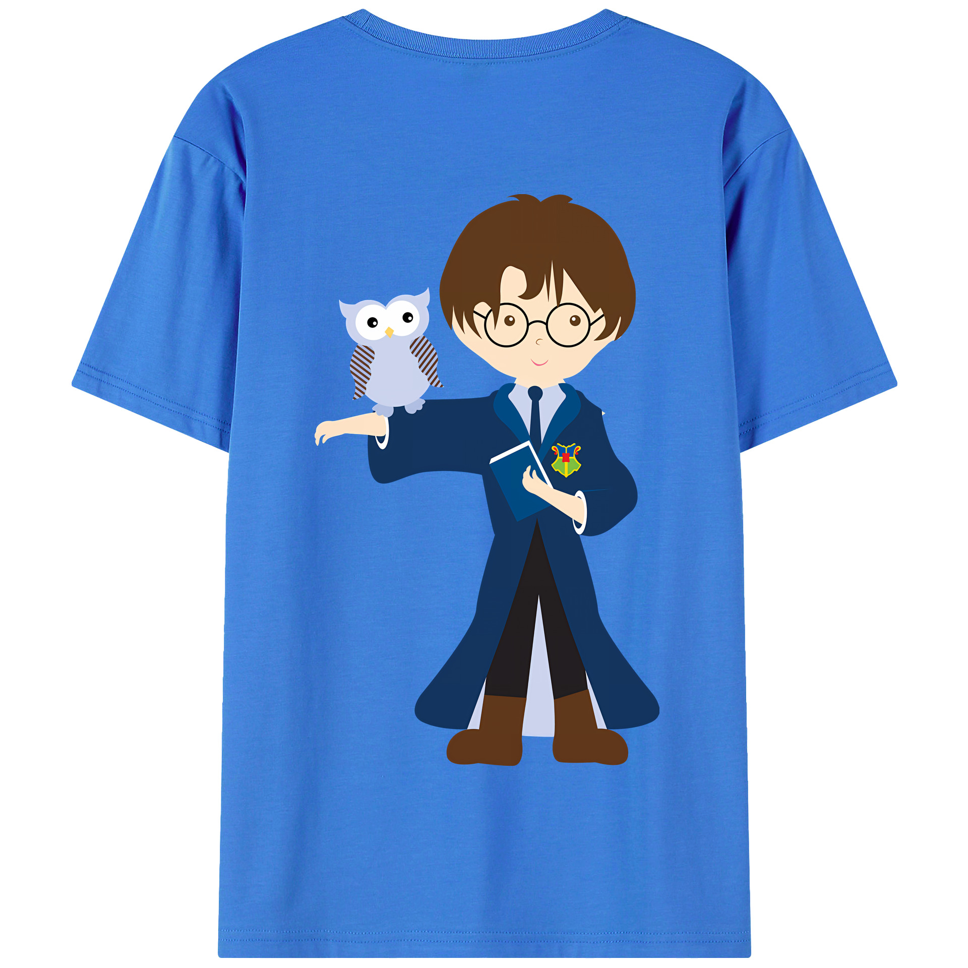 （画像用） Harry Potter ハリー・ポッターシリーズ 綿100％半袖Tシャツ（背面プリント）