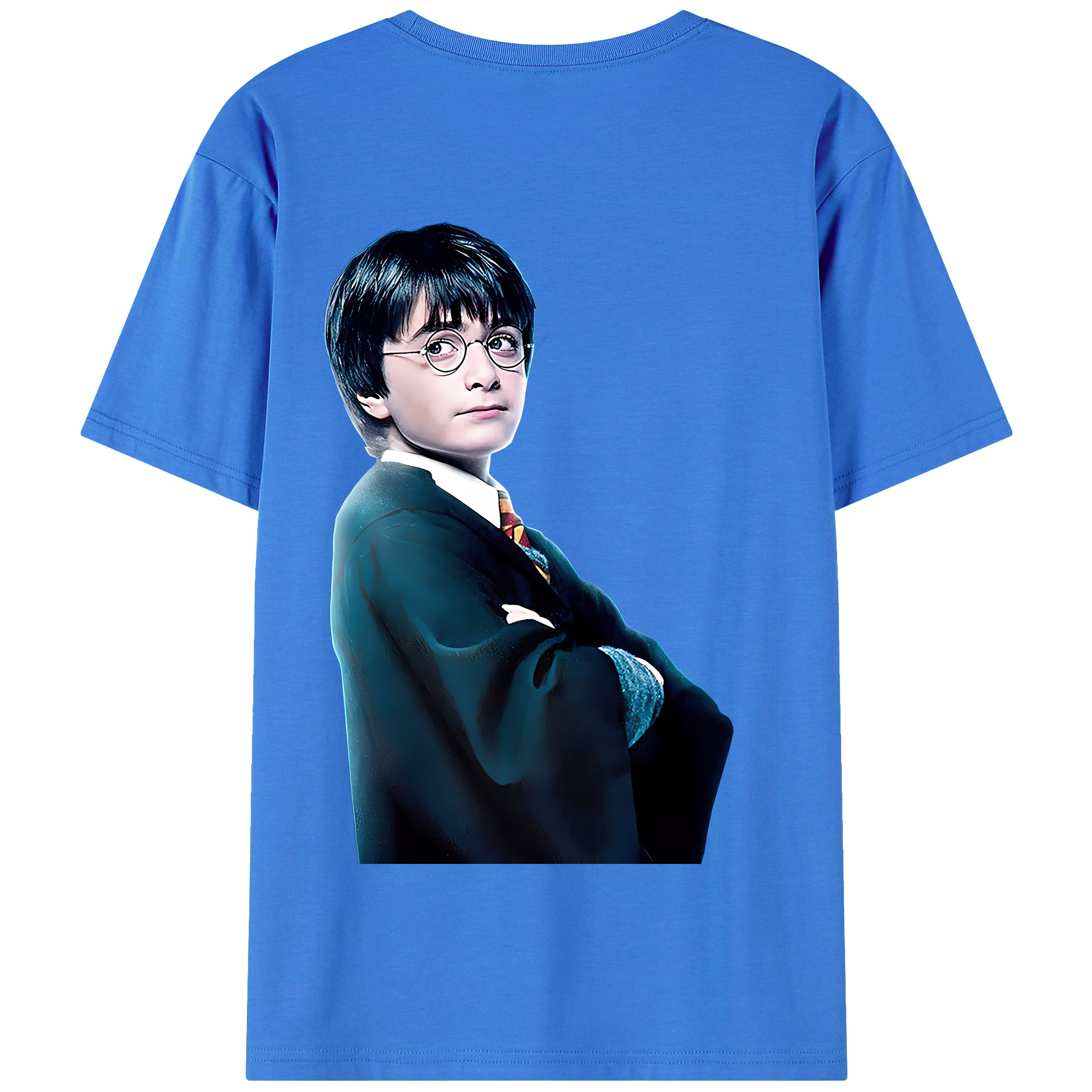 （画像用） Harry Potter ハリー・ポッターシリーズ 綿100％半袖Tシャツ（背面プリント）