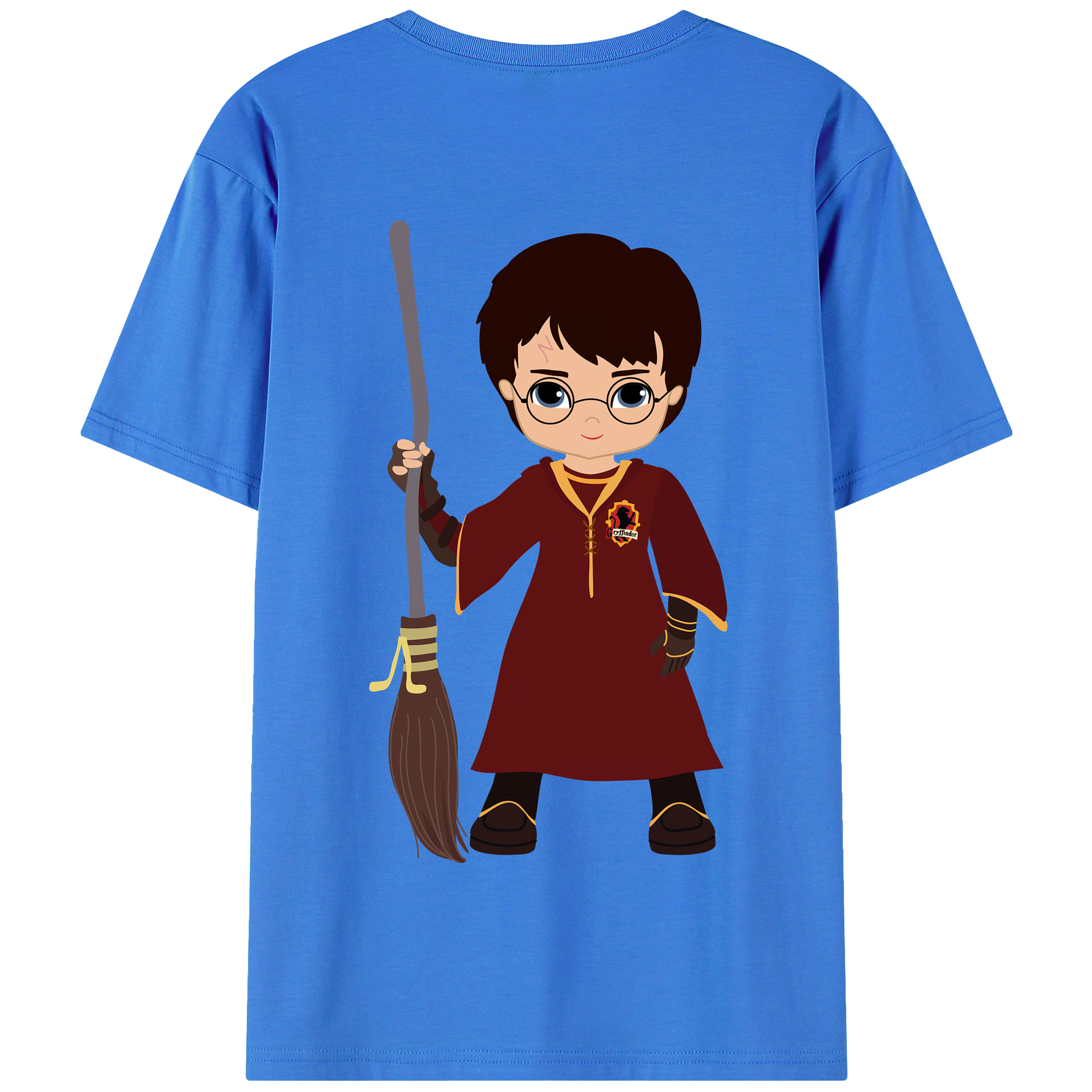 （画像用） Harry Potter ハリー・ポッターシリーズ 綿100％半袖Tシャツ（背面プリント）