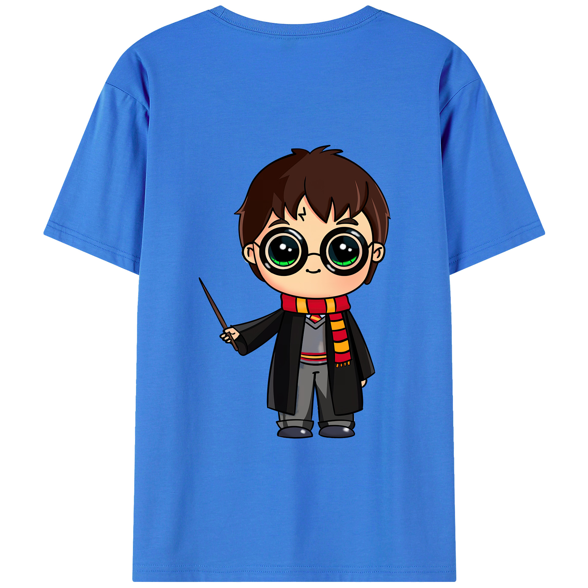 （画像用） Harry Potter ハリー・ポッターシリーズ 綿100％半袖Tシャツ（背面プリント）