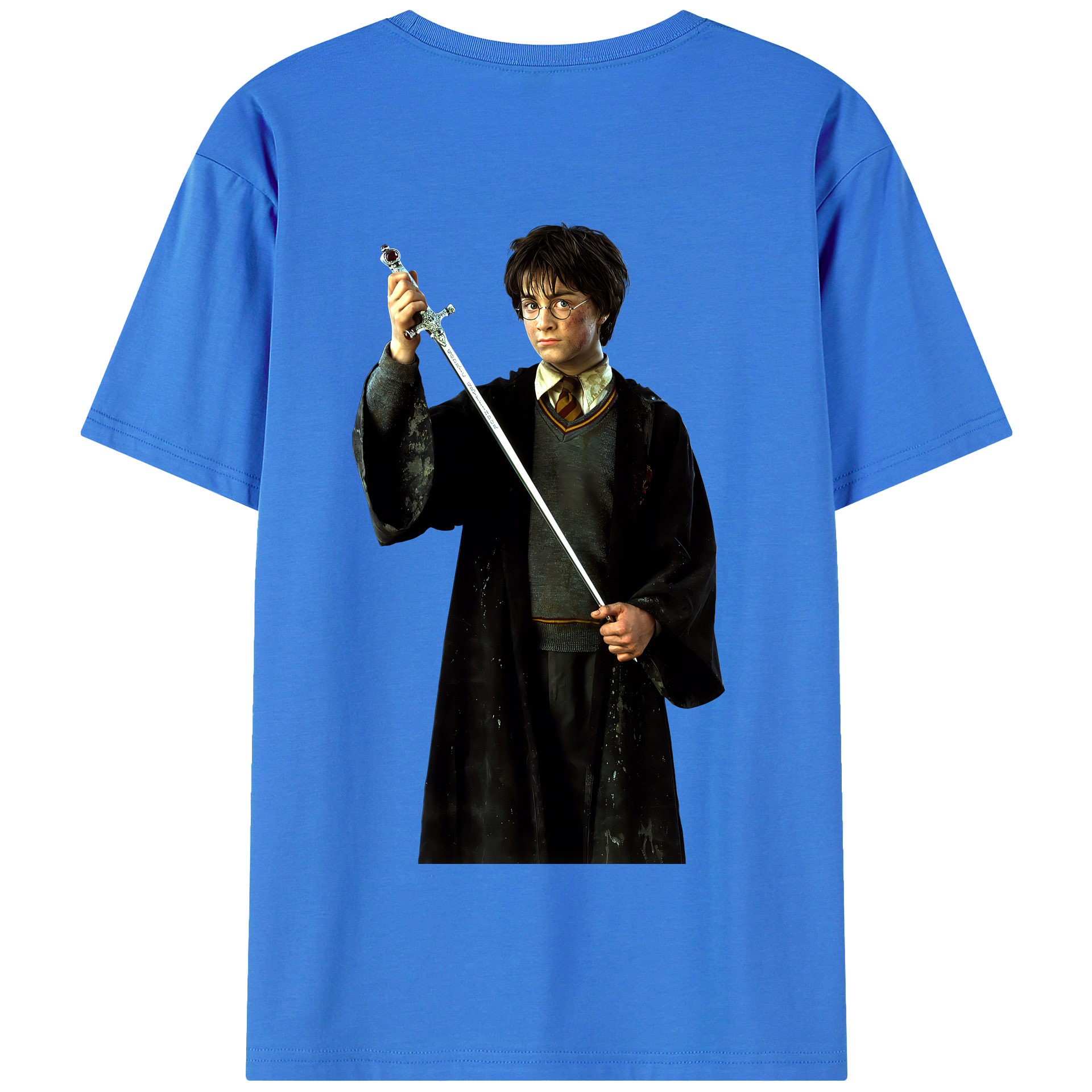 （画像用） Harry Potter ハリー・ポッターシリーズ 綿100％半袖Tシャツ（背面プリント）