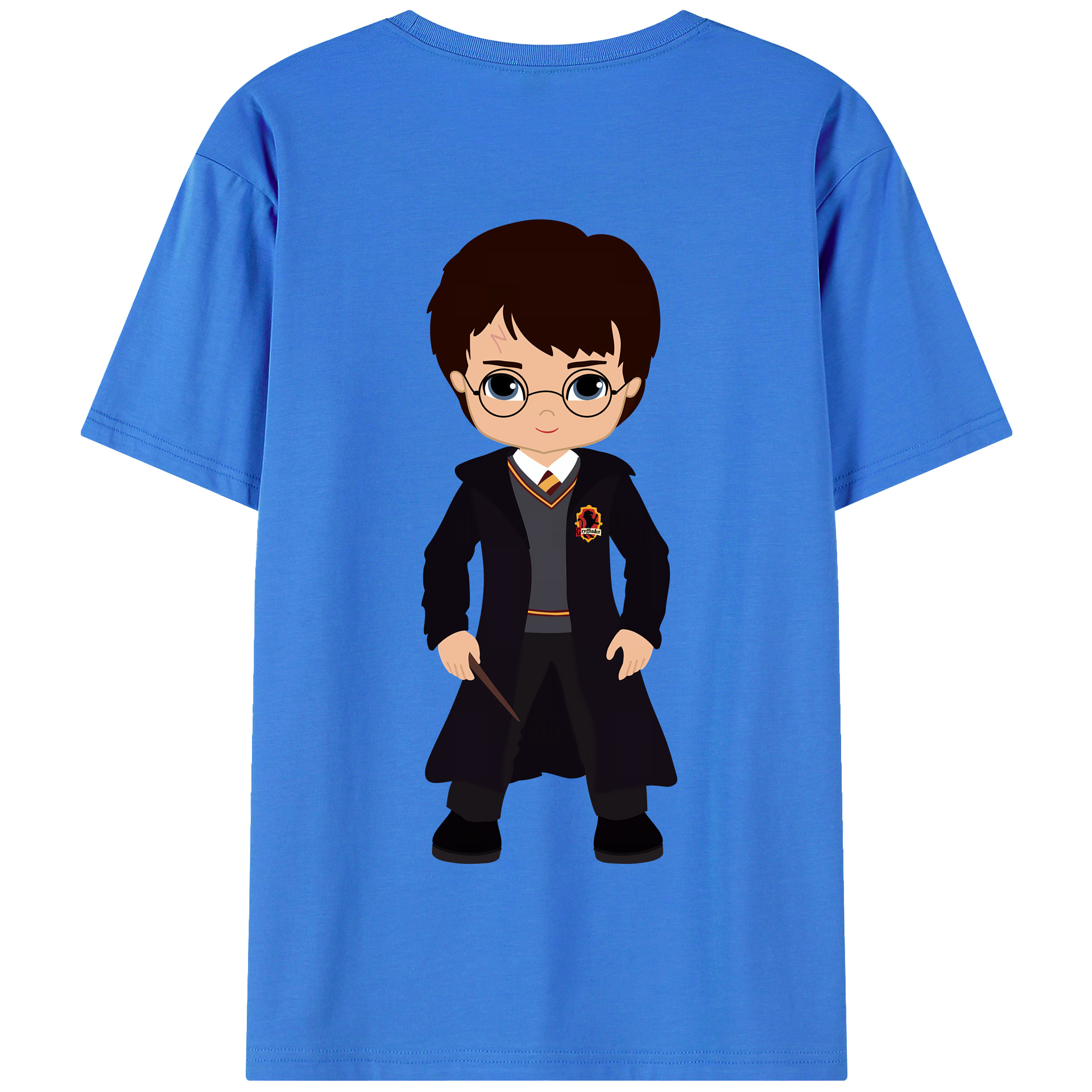 （画像用） Harry Potter ハリー・ポッターシリーズ 綿100％半袖Tシャツ（背面プリント）