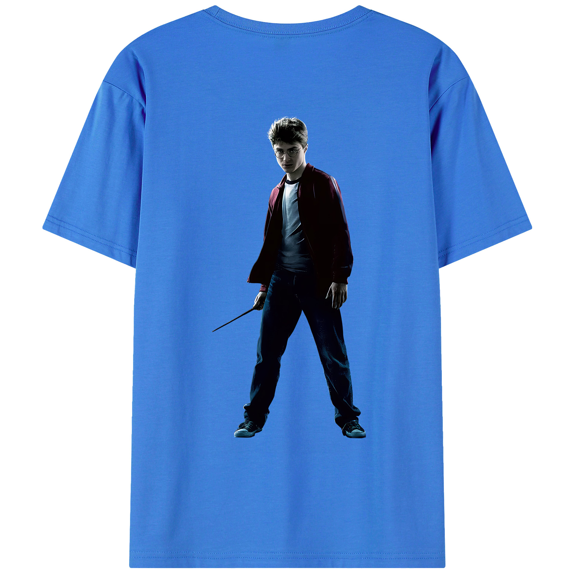 （画像用） Harry Potter ハリー・ポッターシリーズ 綿100％半袖Tシャツ（背面プリント）