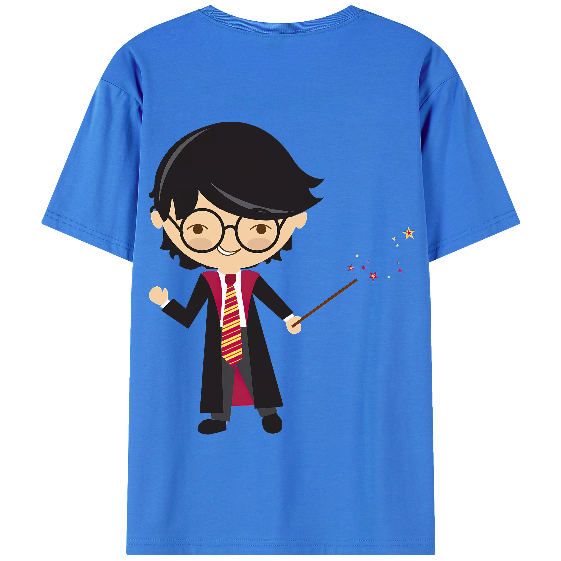（画像用） Harry Potter ハリー・ポッターシリーズ 綿100％半袖Tシャツ（背面プリント）