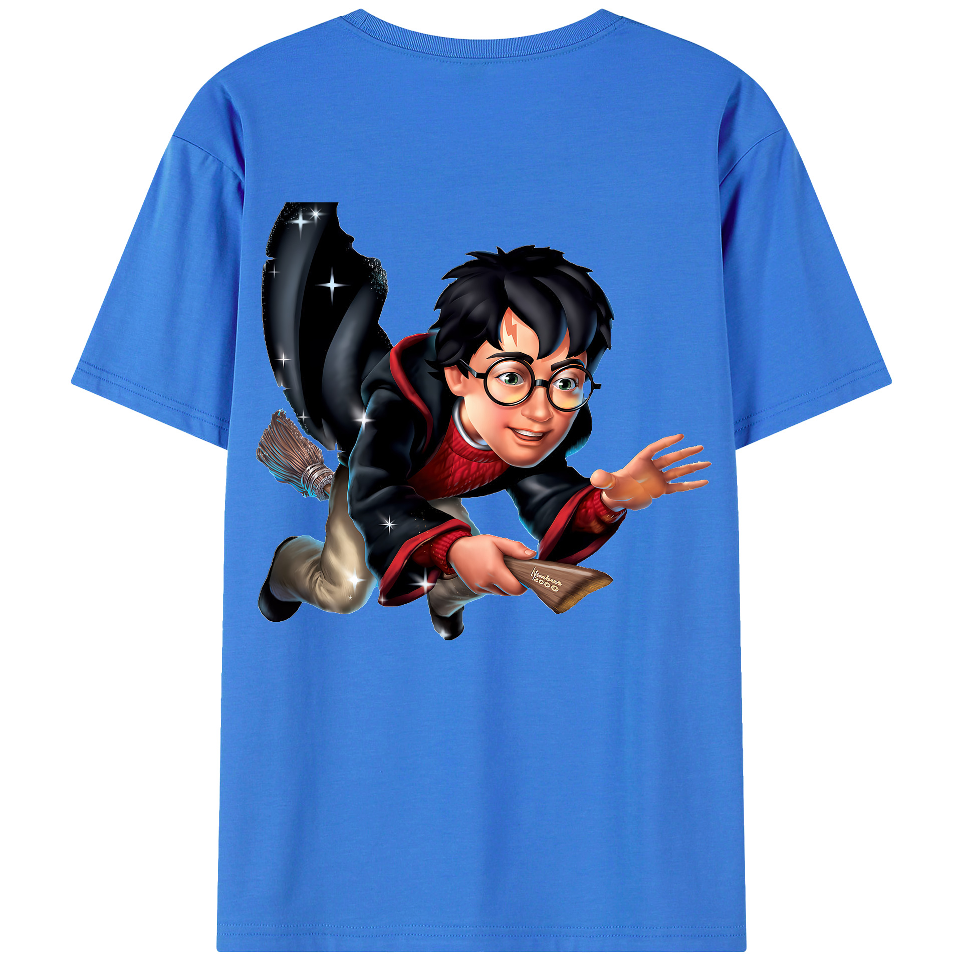（画像用） Harry Potter ハリー・ポッターシリーズ 綿100％半袖Tシャツ（背面プリント）