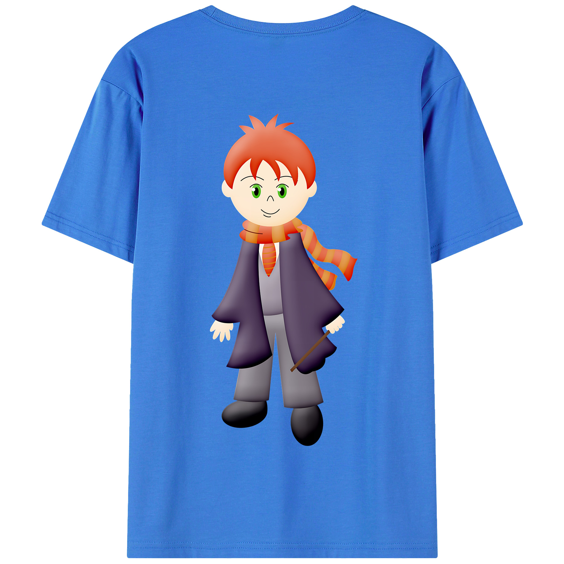 （画像用） Harry Potter ハリー・ポッターシリーズ 綿100％半袖Tシャツ（背面プリント）