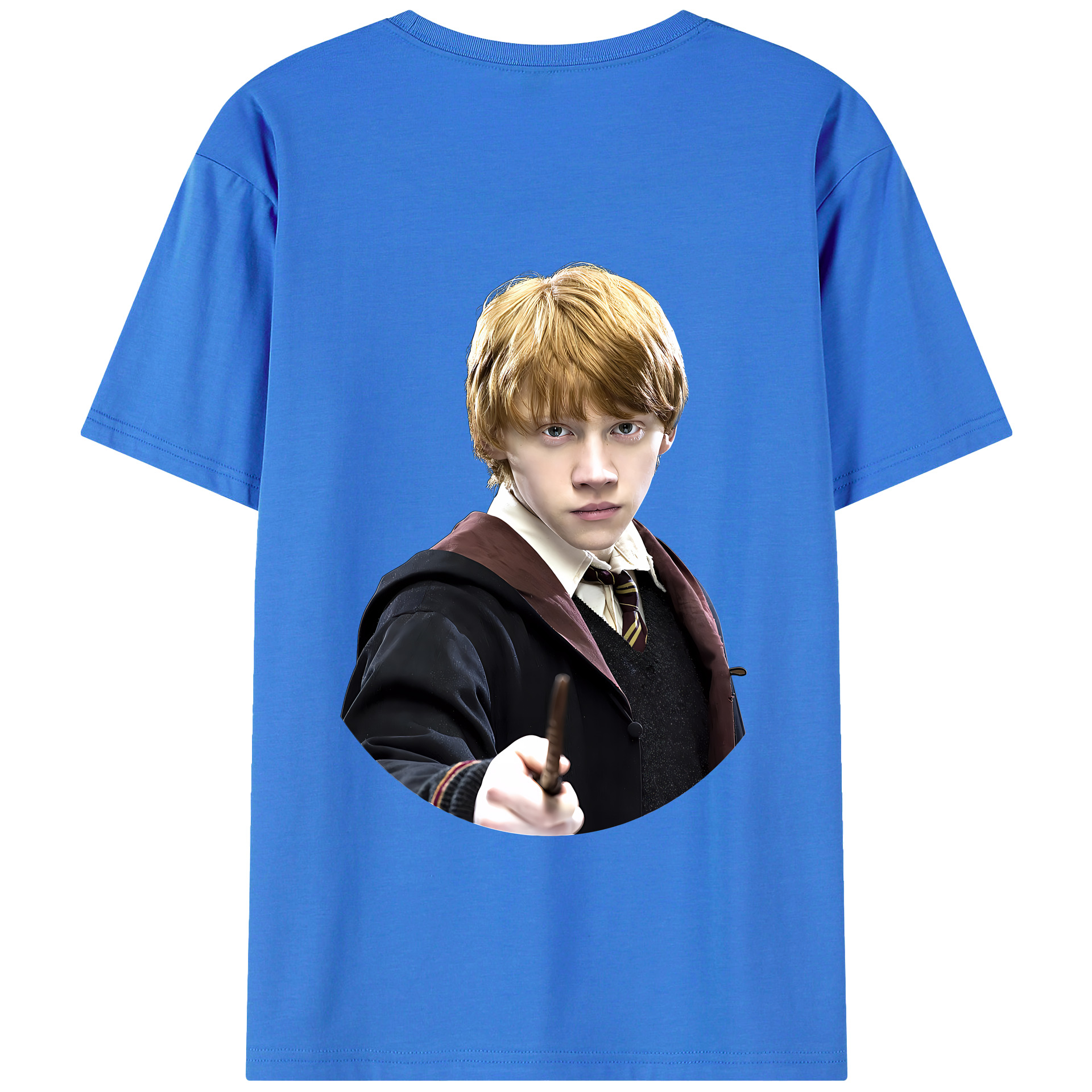 （画像用） Harry Potter ハリー・ポッターシリーズ 綿100％半袖Tシャツ（背面プリント）