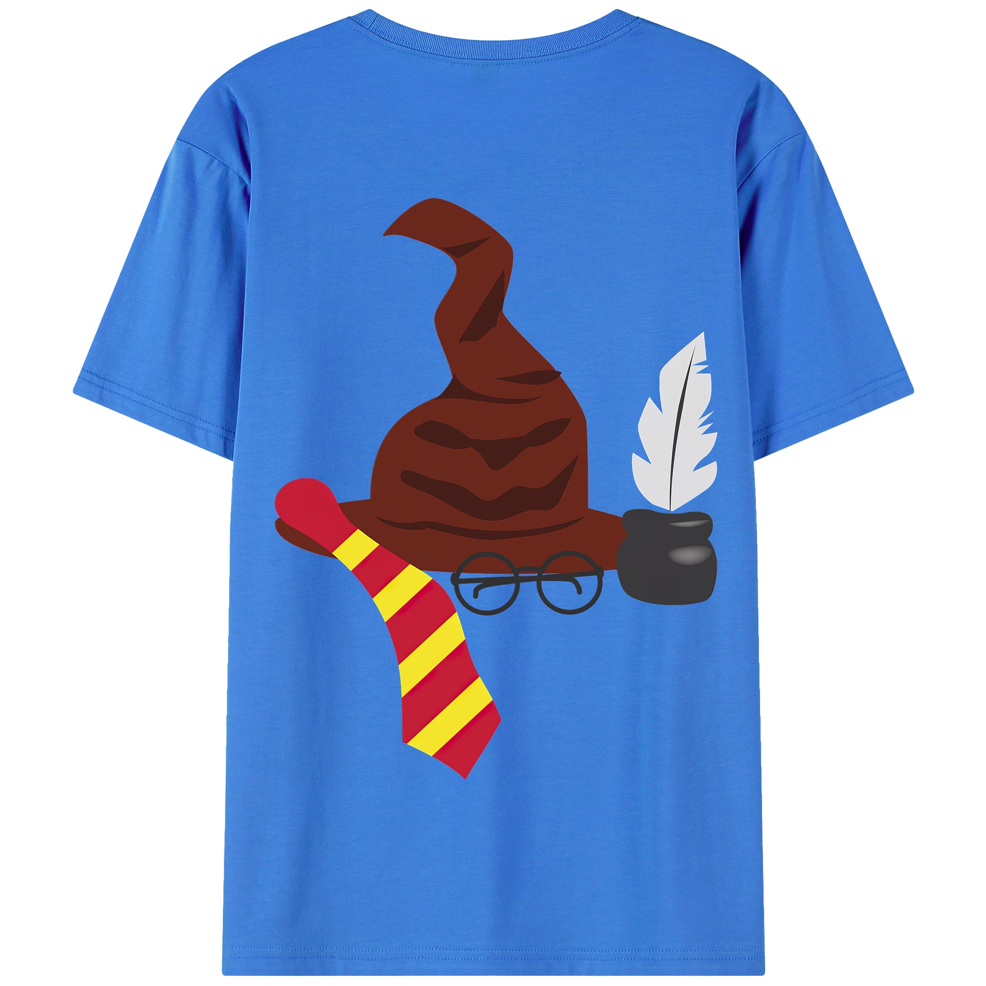 （画像用） Harry Potter ハリー・ポッターシリーズ 綿100％半袖Tシャツ（背面プリント）