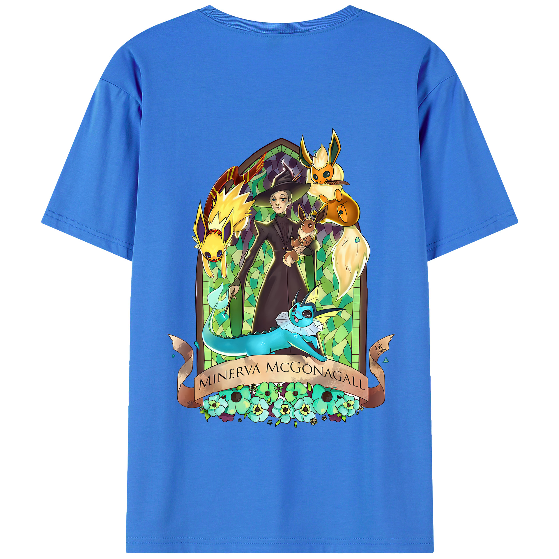 （画像用） Harry Potter ハリー・ポッターシリーズ 綿100％半袖Tシャツ（背面プリント）