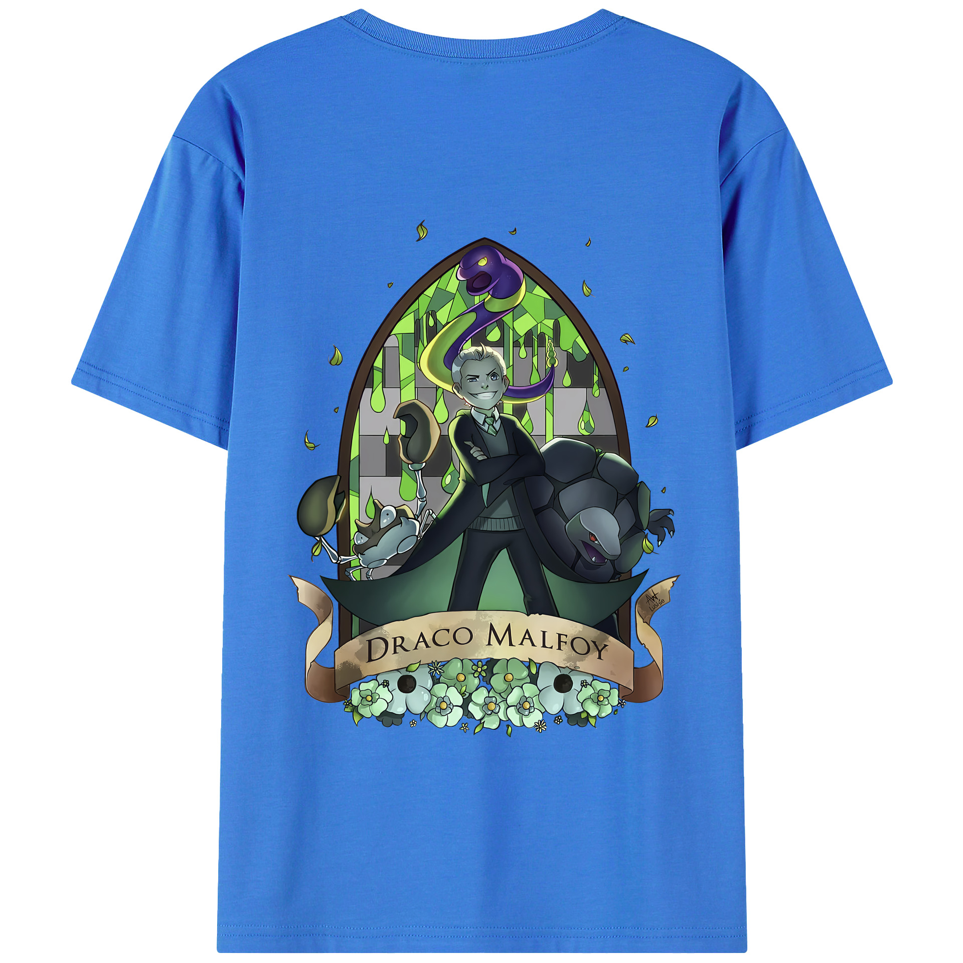 （画像用） Harry Potter ハリー・ポッターシリーズ 綿100％半袖Tシャツ（背面プリント）