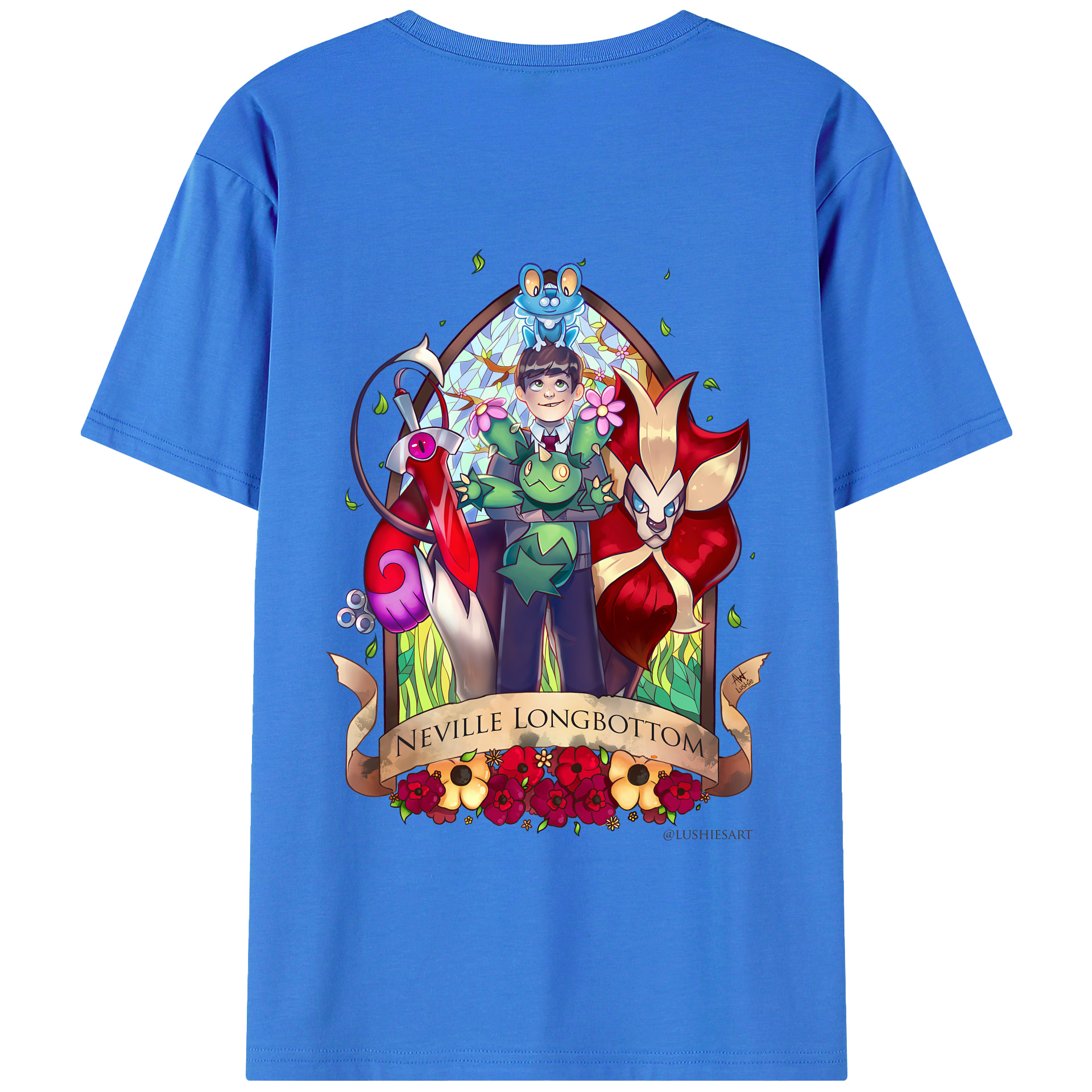 （画像用） Harry Potter ハリー・ポッターシリーズ 綿100％半袖Tシャツ（背面プリント）