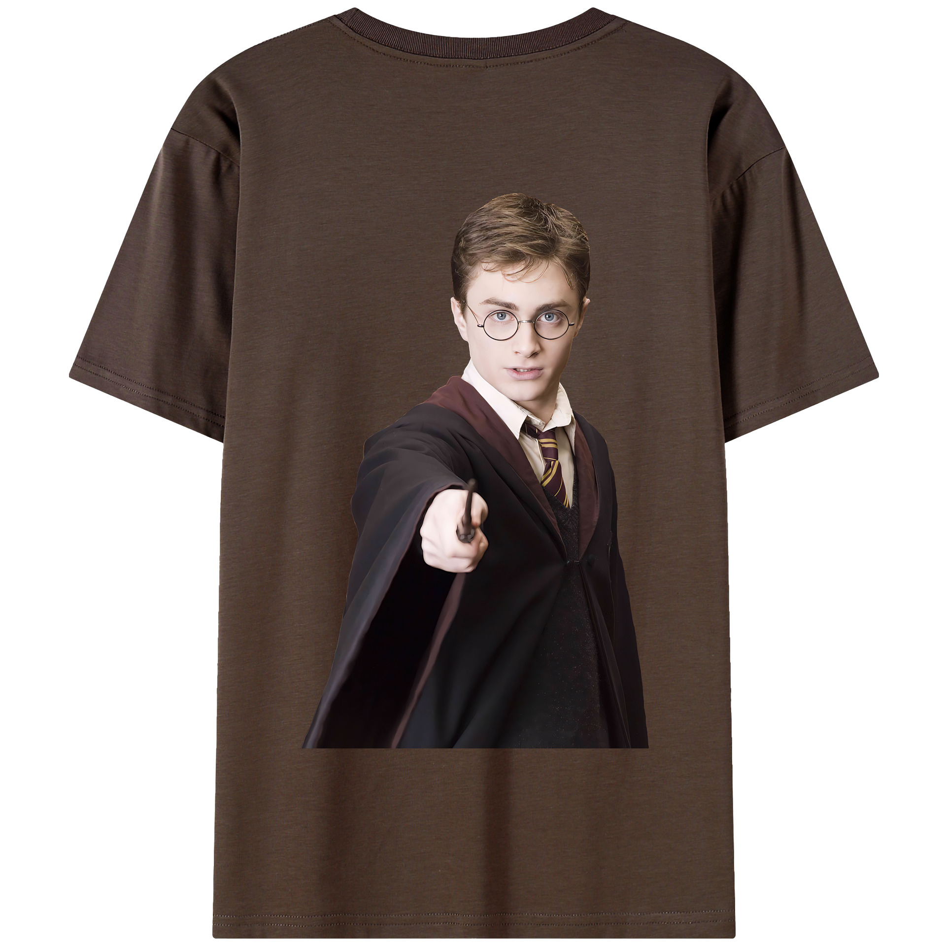（画像用） Harry Potter ハリー・ポッターシリーズ 綿100％半袖Tシャツ（背面プリント）