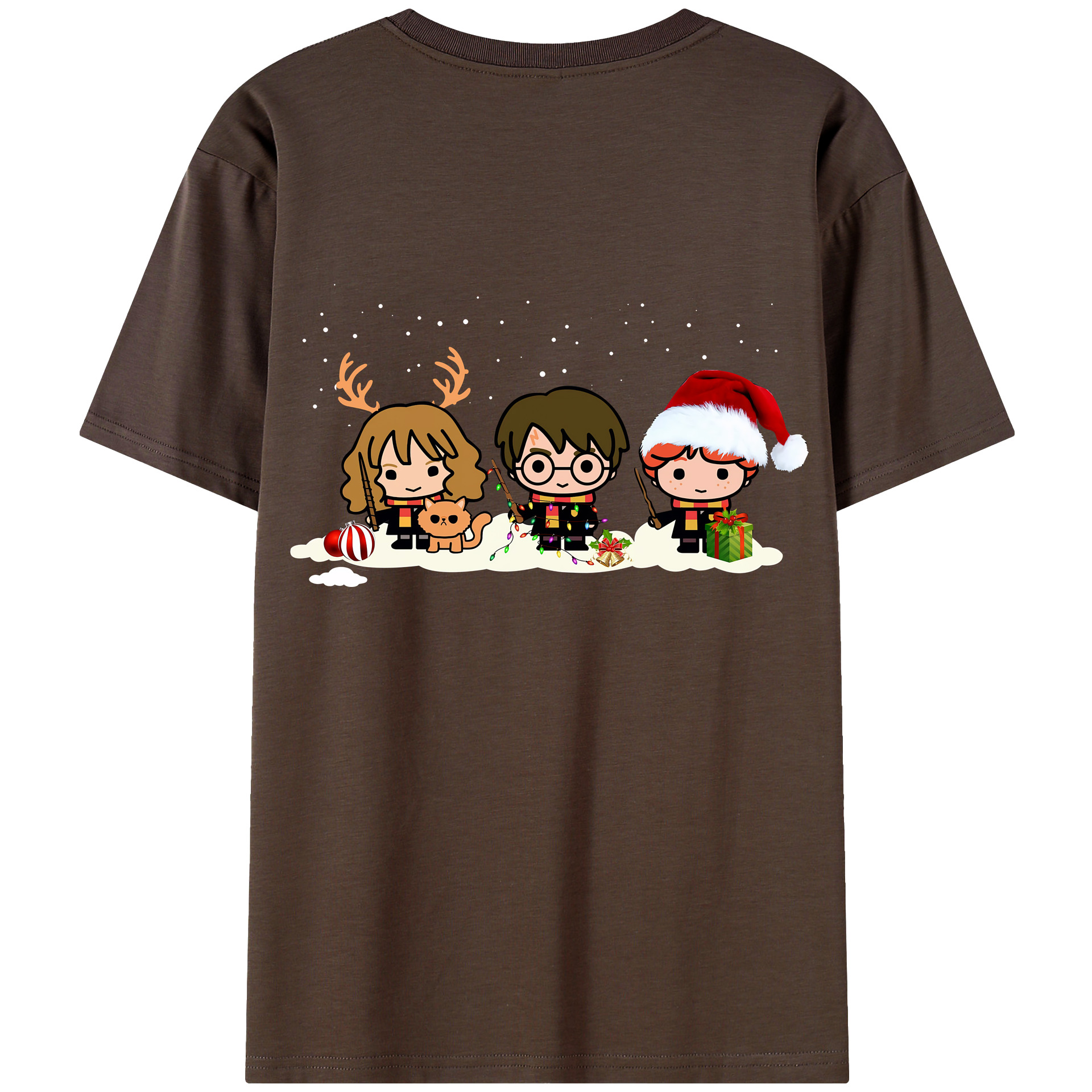 （画像用） Harry Potter ハリー・ポッターシリーズ 綿100％半袖Tシャツ（背面プリント）