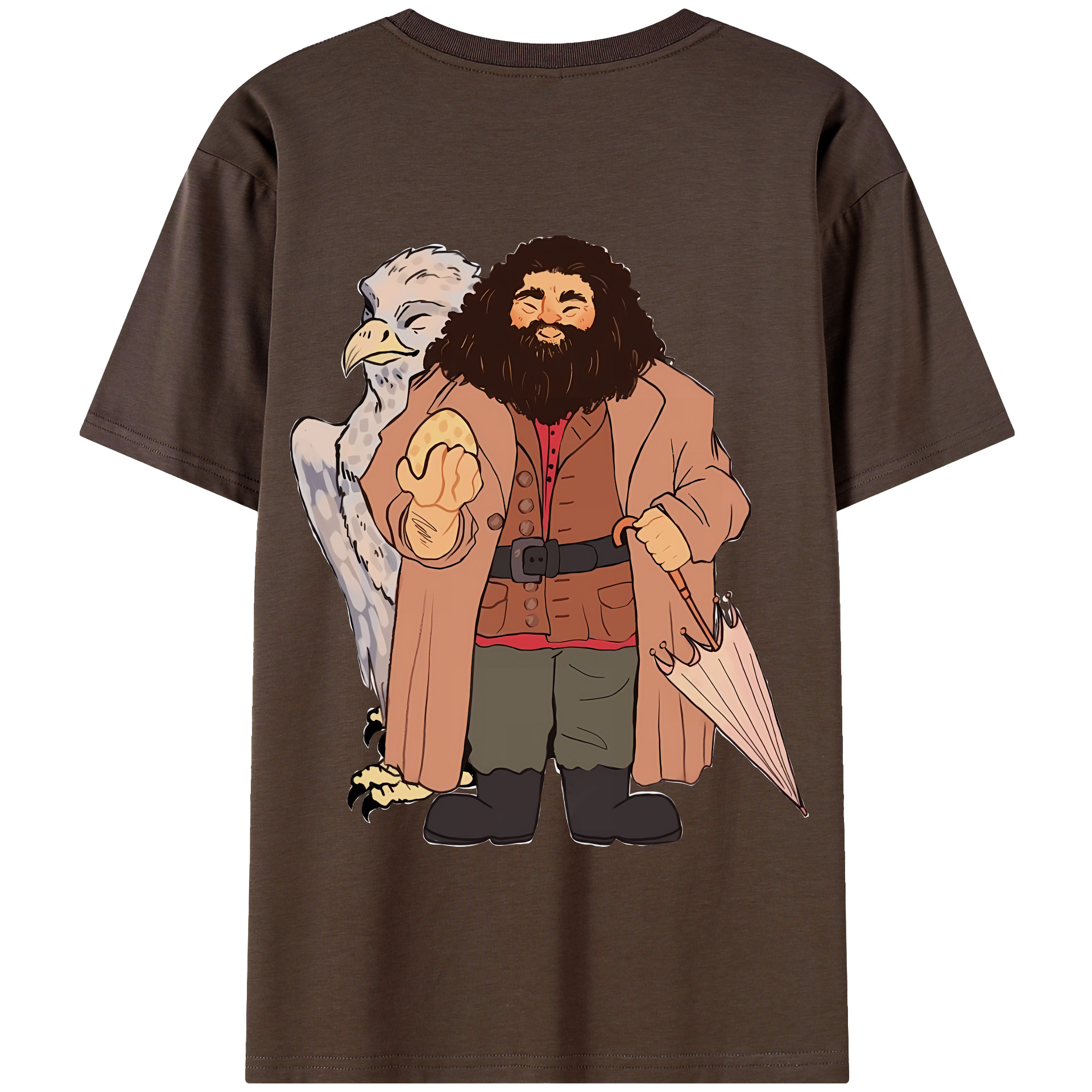 （画像用） Harry Potter ハリー・ポッターシリーズ 綿100％半袖Tシャツ（背面プリント）