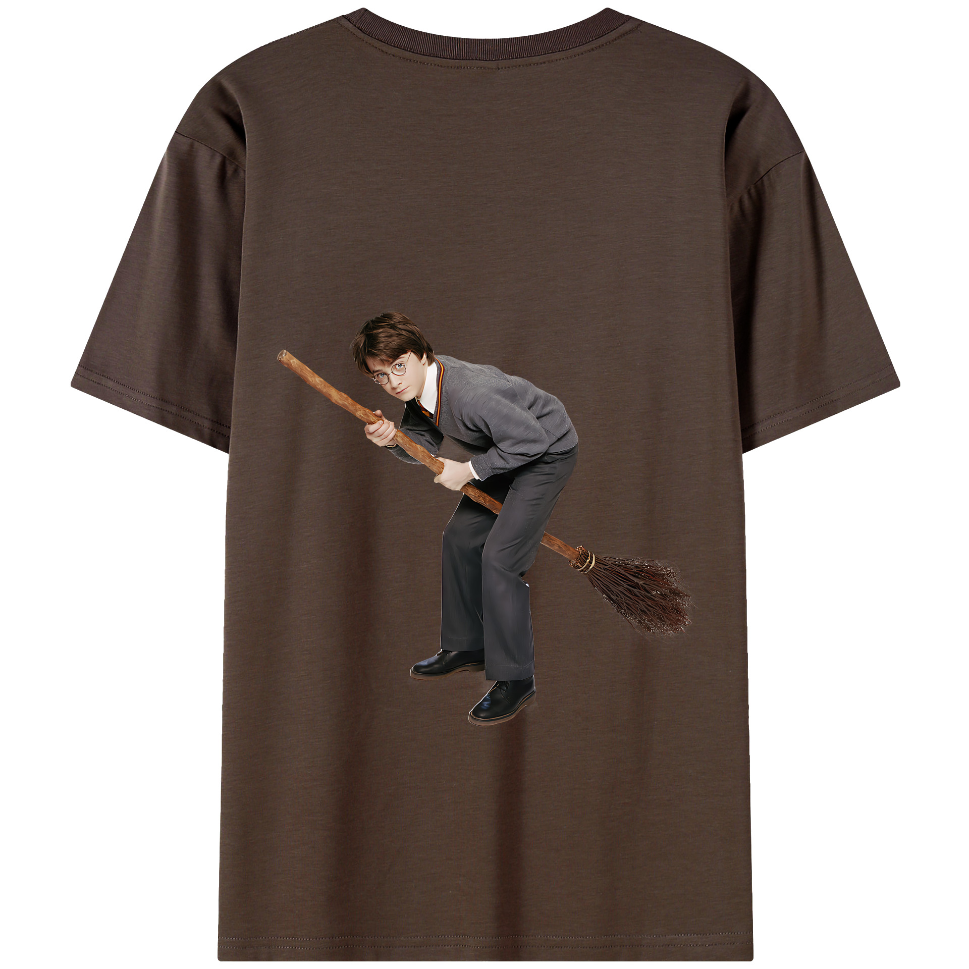 （画像用） Harry Potter ハリー・ポッターシリーズ 綿100％半袖Tシャツ（背面プリント）