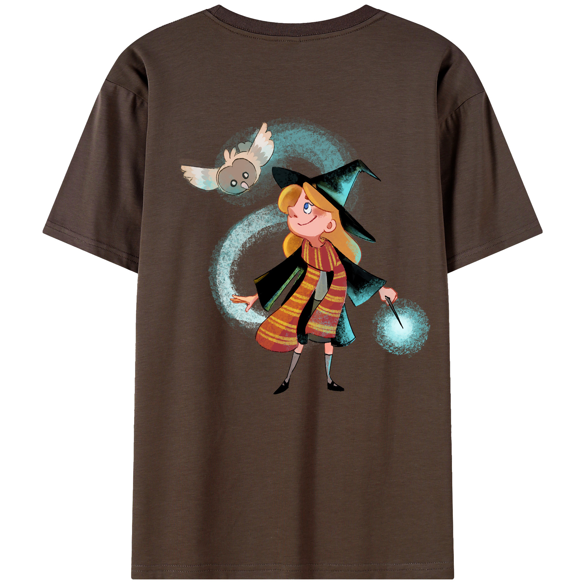 （画像用） Harry Potter ハリー・ポッターシリーズ 綿100％半袖Tシャツ（背面プリント）