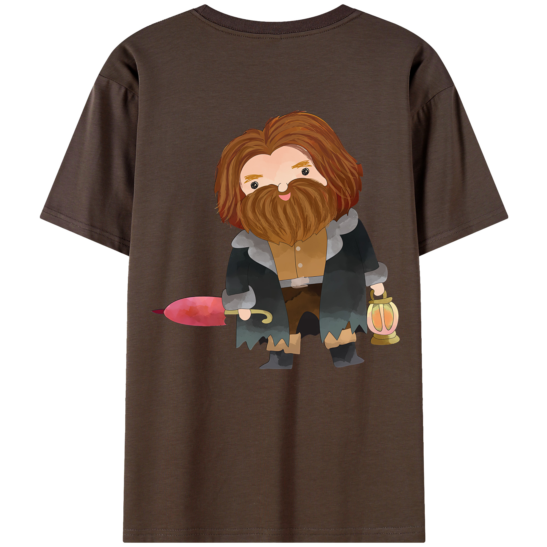 （画像用） Harry Potter ハリー・ポッターシリーズ 綿100％半袖Tシャツ（背面プリント）