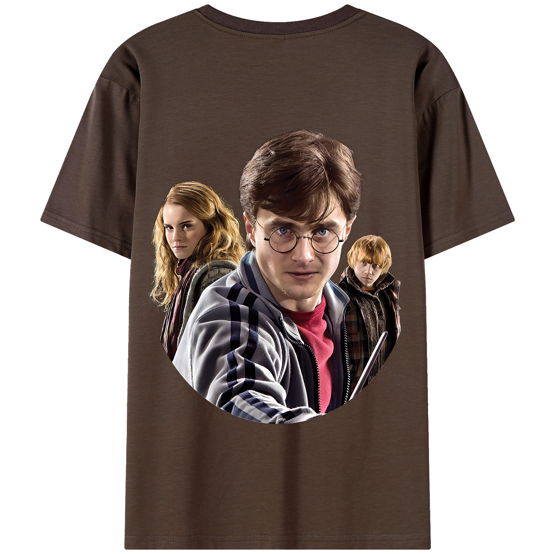 （画像用） Harry Potter ハリー・ポッターシリーズ 綿100％半袖Tシャツ（背面プリント）