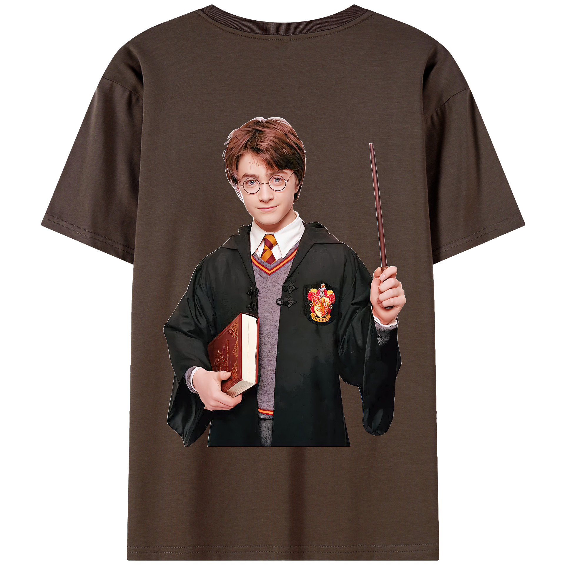 （画像用） Harry Potter ハリー・ポッターシリーズ 綿100％半袖Tシャツ（背面プリント）