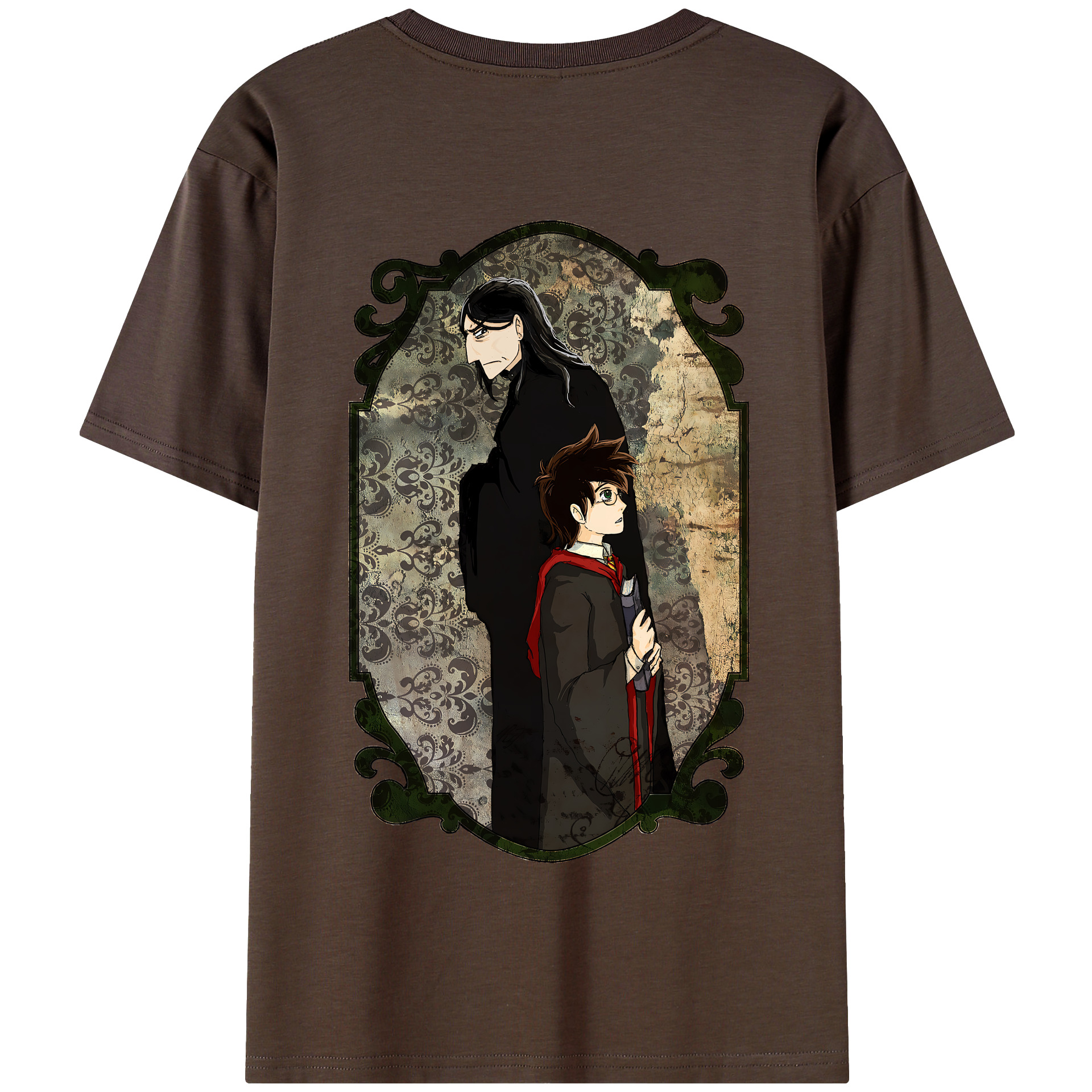 （画像用） Harry Potter ハリー・ポッターシリーズ 綿100％半袖Tシャツ（背面プリント）