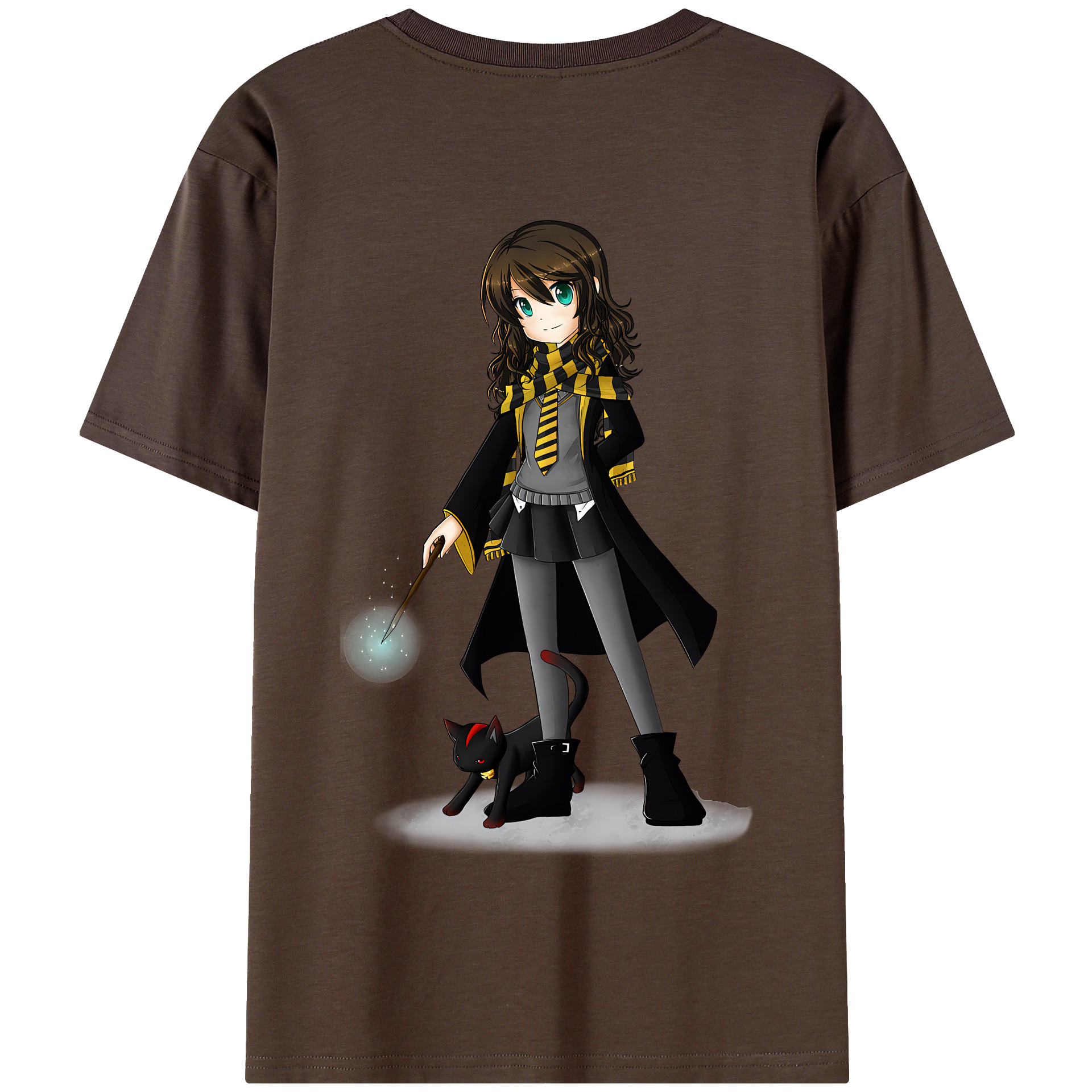 （画像用） Harry Potter ハリー・ポッターシリーズ 綿100％半袖Tシャツ（背面プリント）