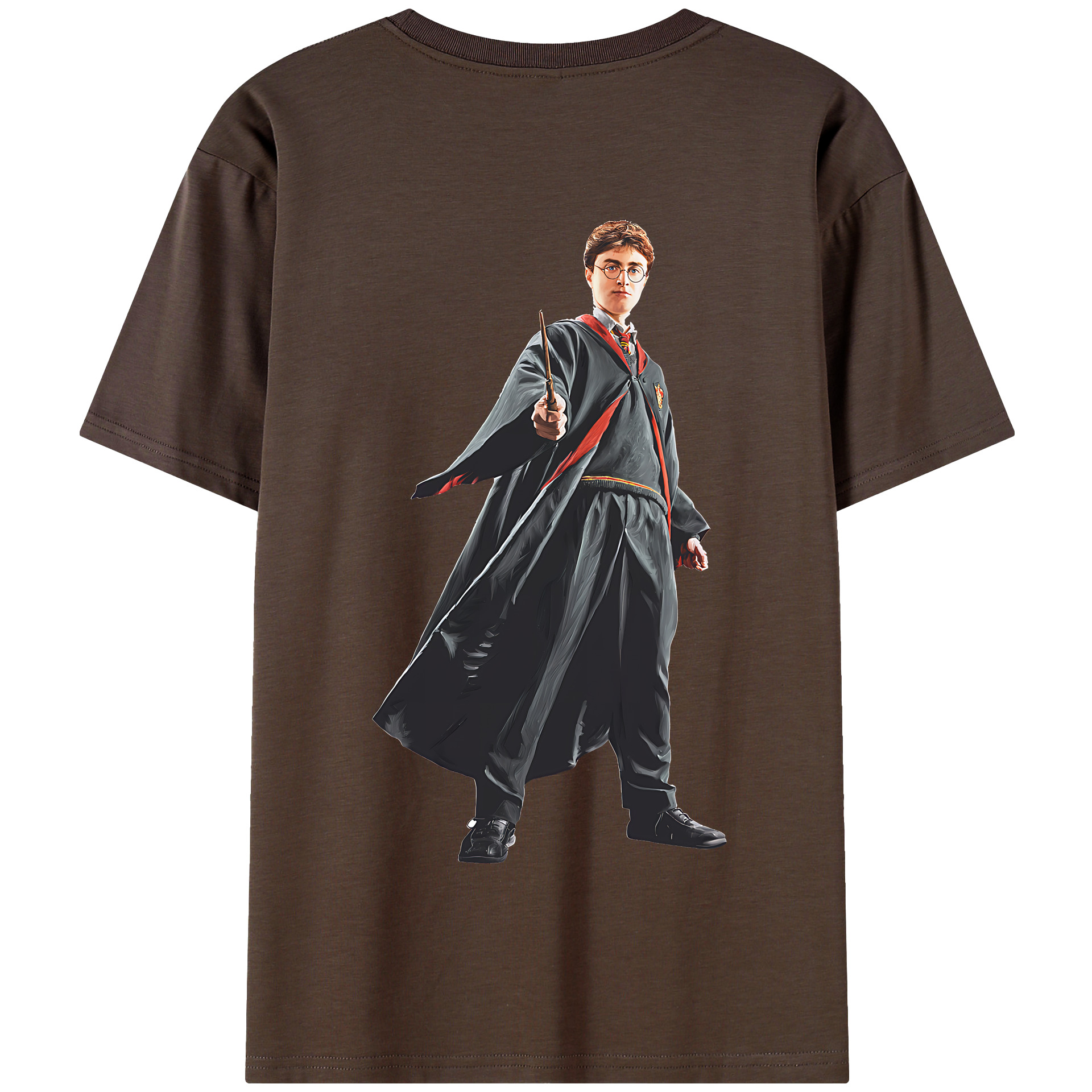 （画像用） Harry Potter ハリー・ポッターシリーズ 綿100％半袖Tシャツ（背面プリント）